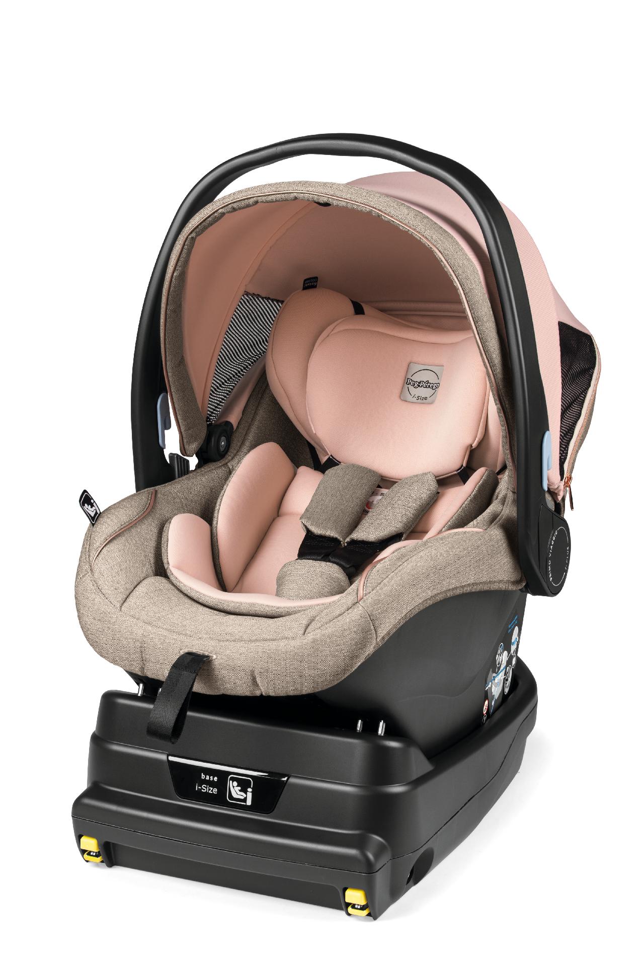 Scaun Auto Peg Perego, PRIMOVIAGGIO i-Size (baza i-size inclusa) Mon Amour, 40 - 83 cm; 0-13 kg