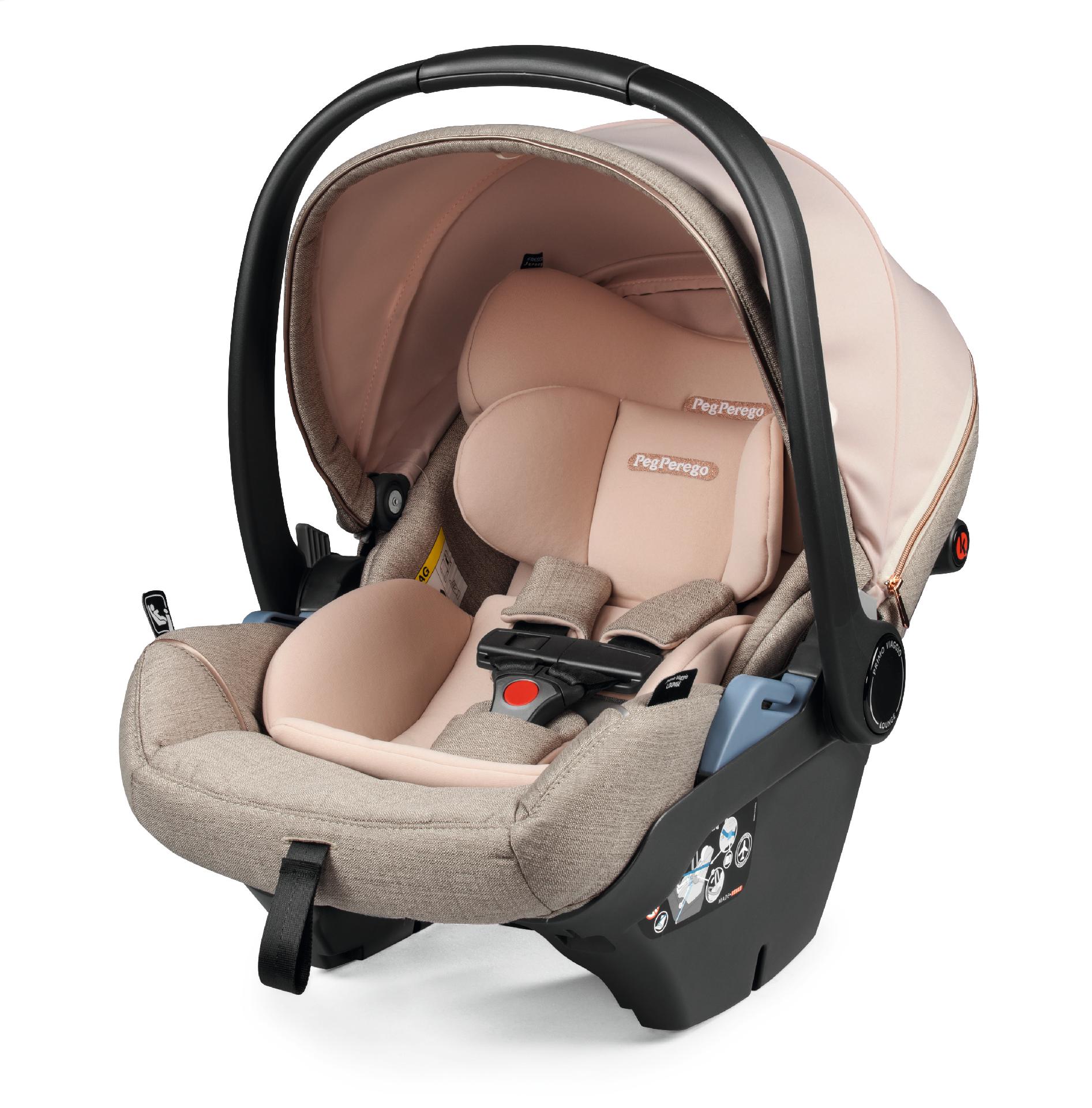 Scaun Auto Peg Perego, PRIMOVIAGGIO Lounge Mon Amour, 40 - 87 cm, 0-13 kg