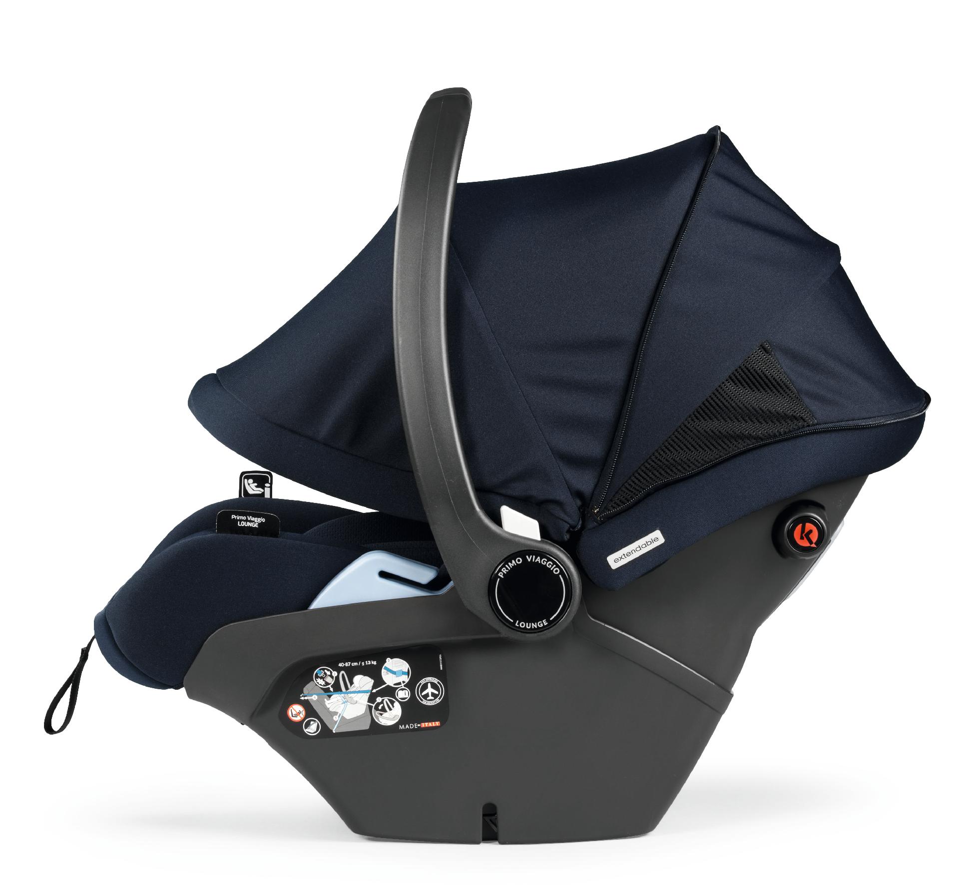 Scaun Auto Peg Perego, PRIMOVIAGGIO Lounge Navy, 40 - 87 cm, 0-13 kg image 2