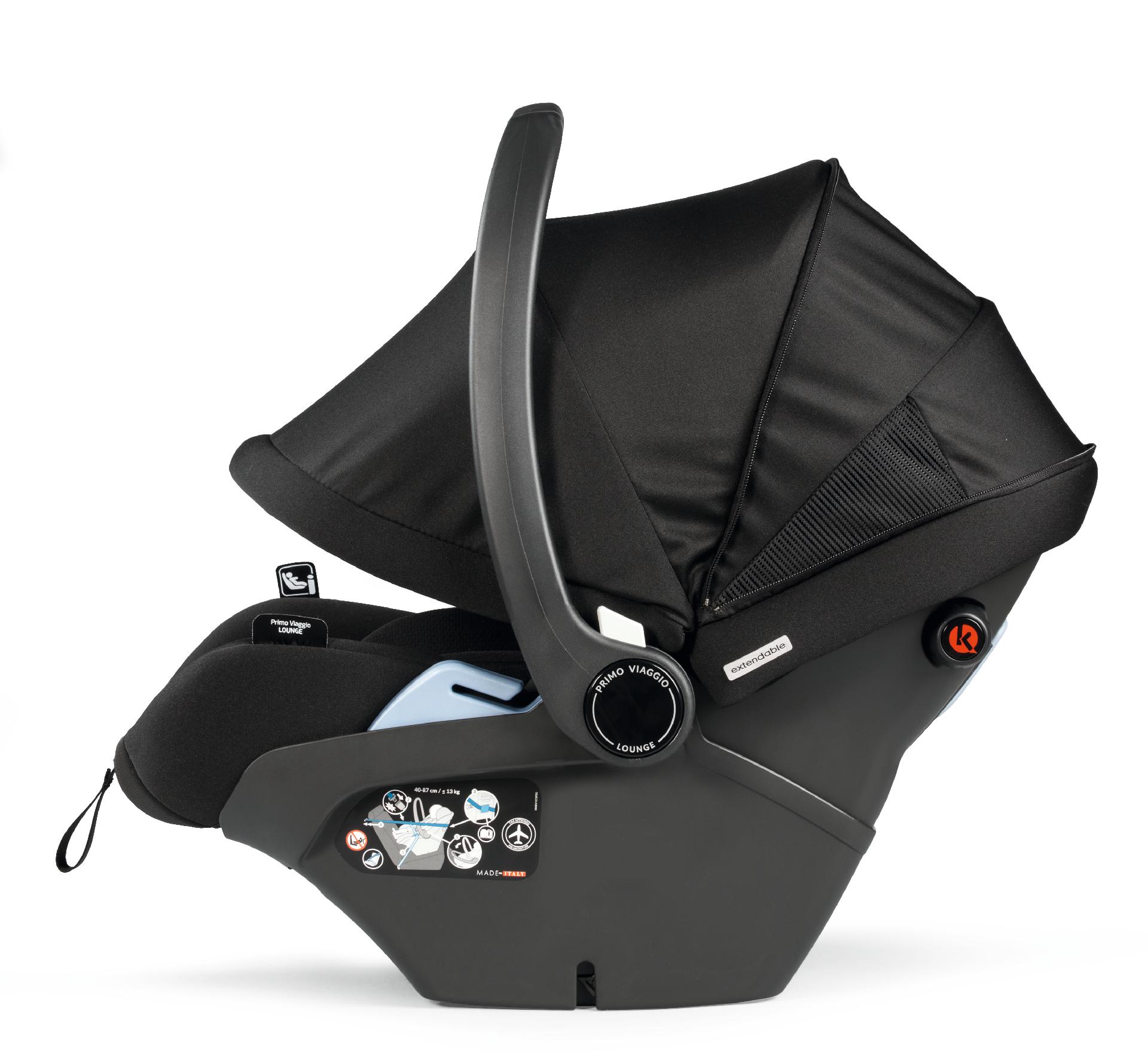 Scaun Auto Peg Perego, PRIMOVIAGGIO Lounge Onyx, 40 - 87 cm, 0-13 kg image 4