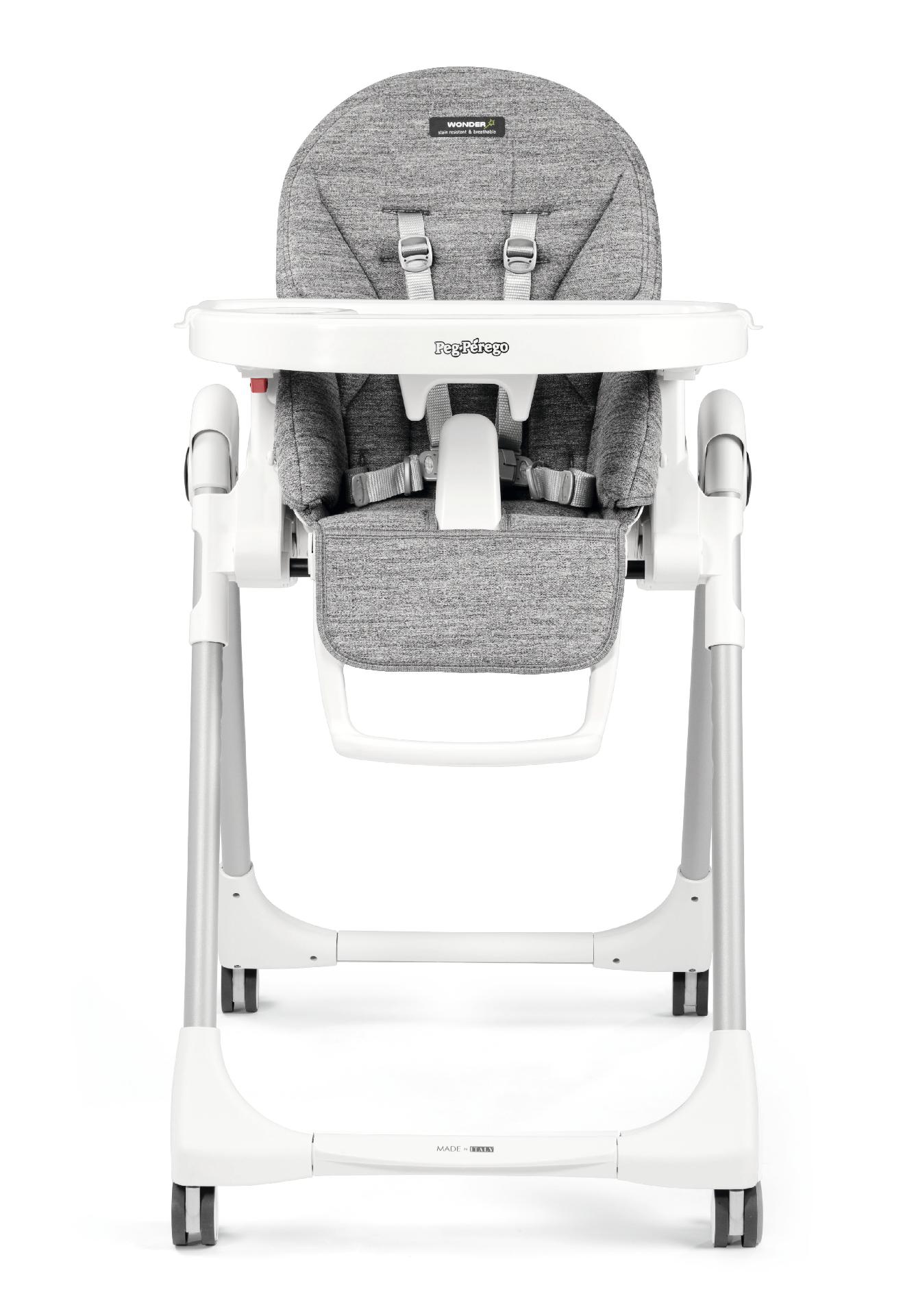 Scaun De Masa 2 in 1 Peg Perego, Prima Pappa Zero Follow Me, WonderGrey, 0 - 15 Kg image 1