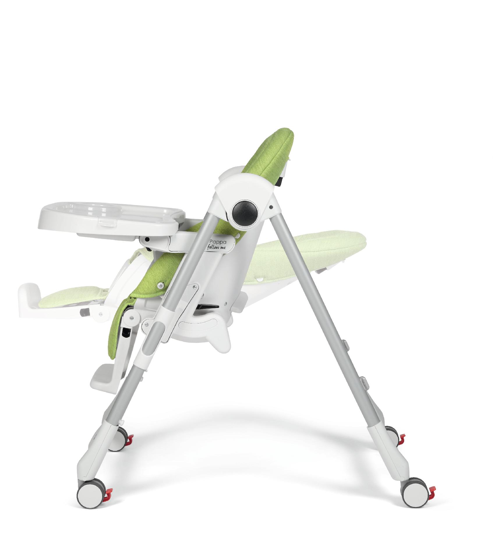 Scaun de masa Prima Pappa Zero, Peg Perego, Follow me WonderGreen image 3