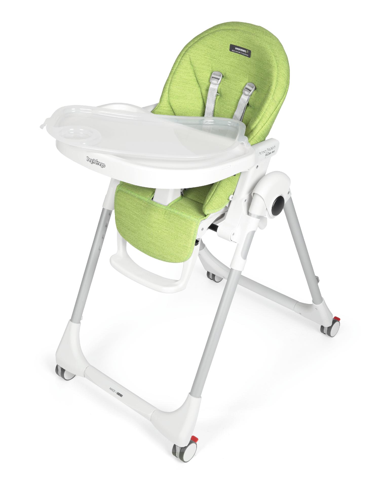 Scaun de masa Prima Pappa Zero, Peg Perego, Follow me WonderGreen image 6