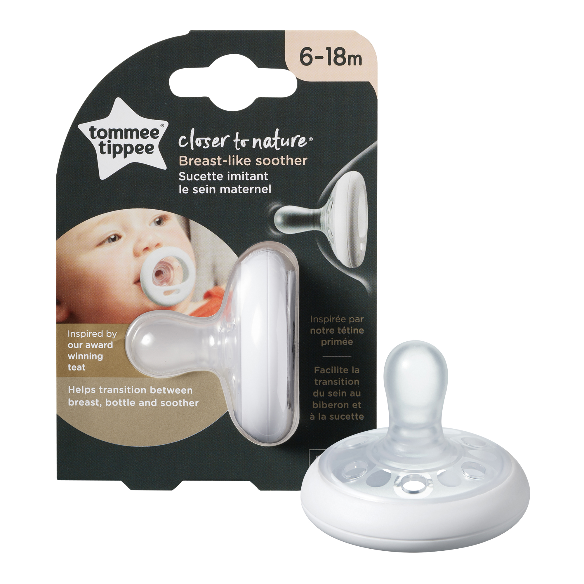 Suzeta, Tommee Tippee, Closer To Nature 6-18 luni x 1 buc