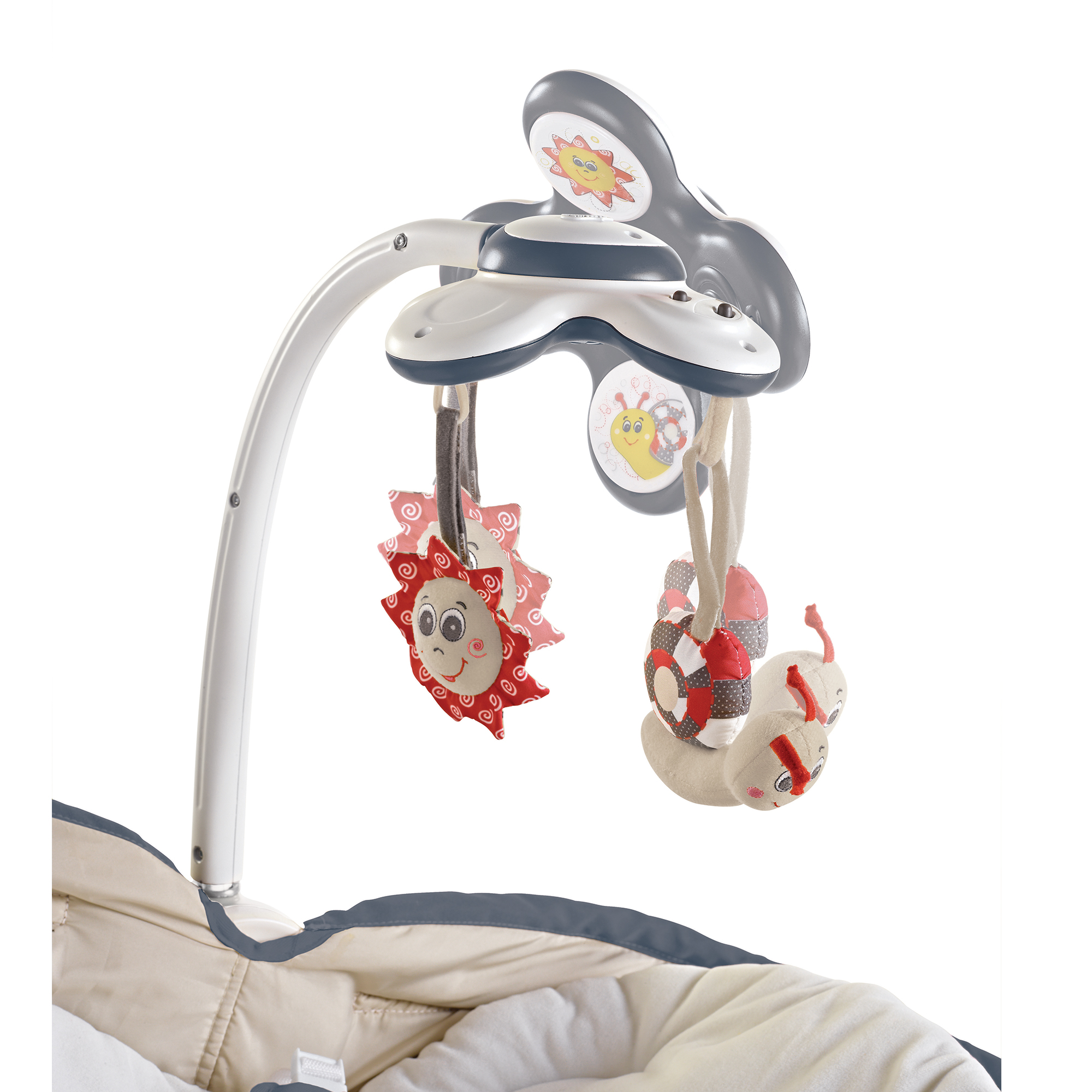 Sezlong 3 in 1 Rocker Napper Gri-Bej, Tiny Love image 1