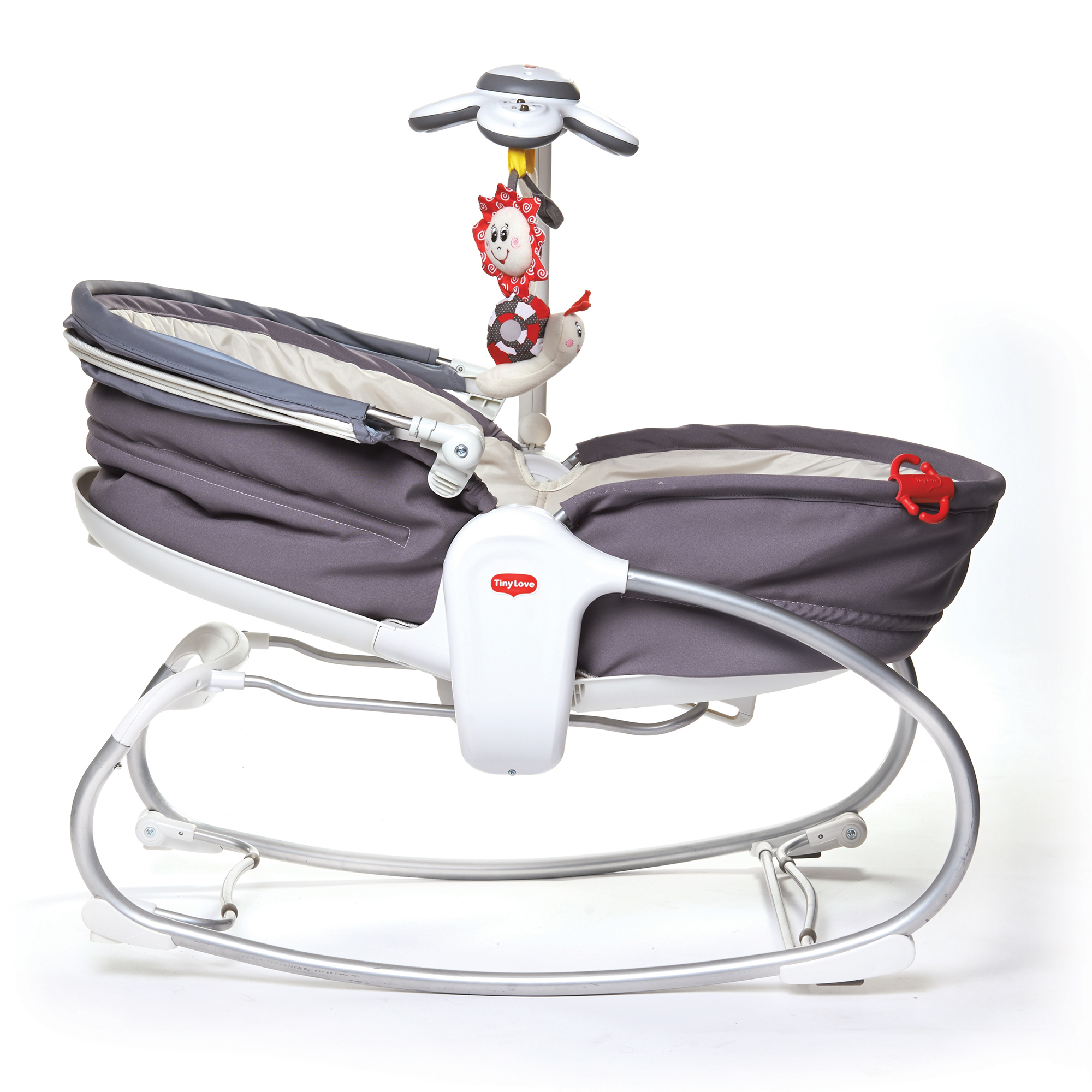 Sezlong 3 in 1 Rocker Napper Gri-Bej, Tiny Love image 5