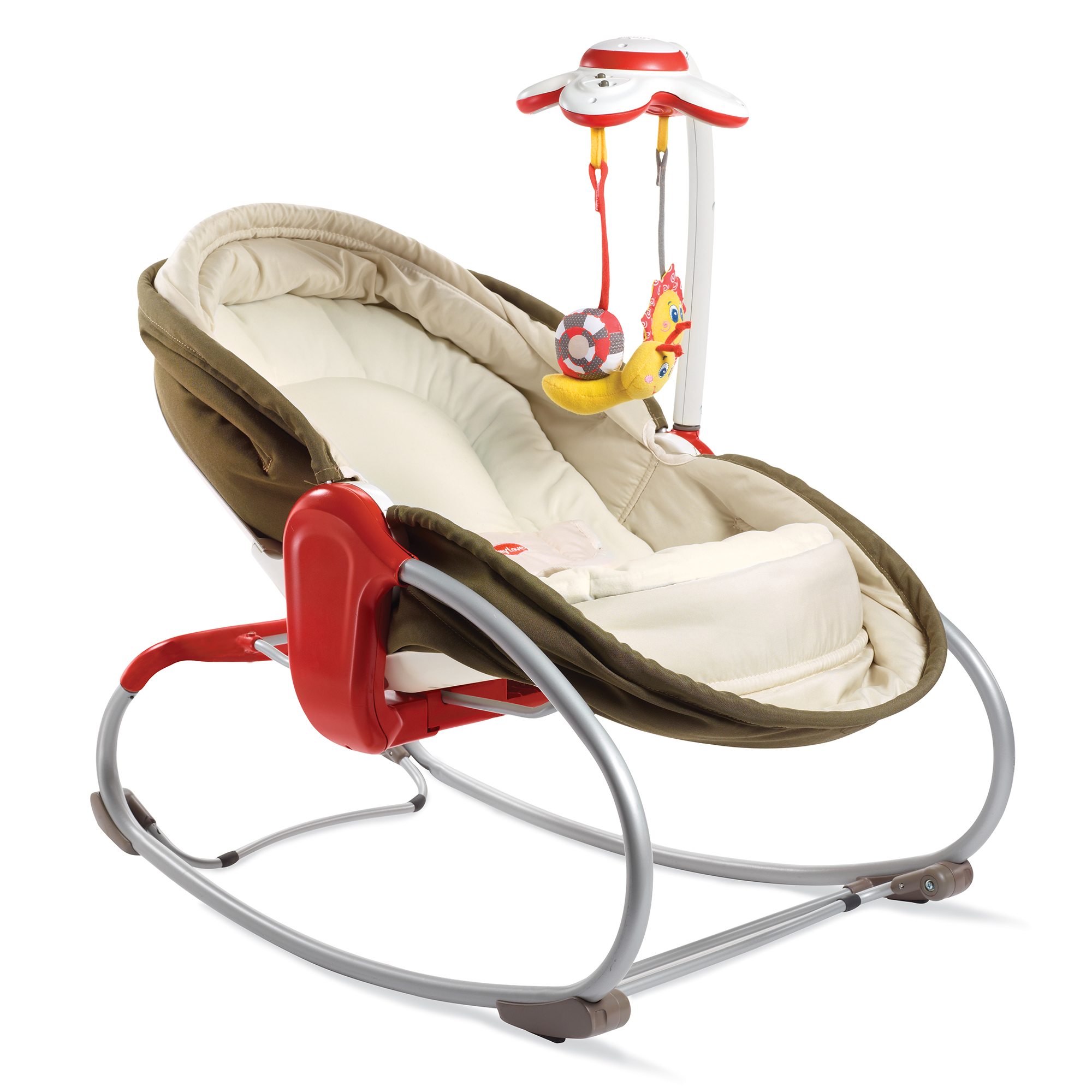 Sezlong 3 in 1 Rocker Napper Maro-Bej, Tiny Love