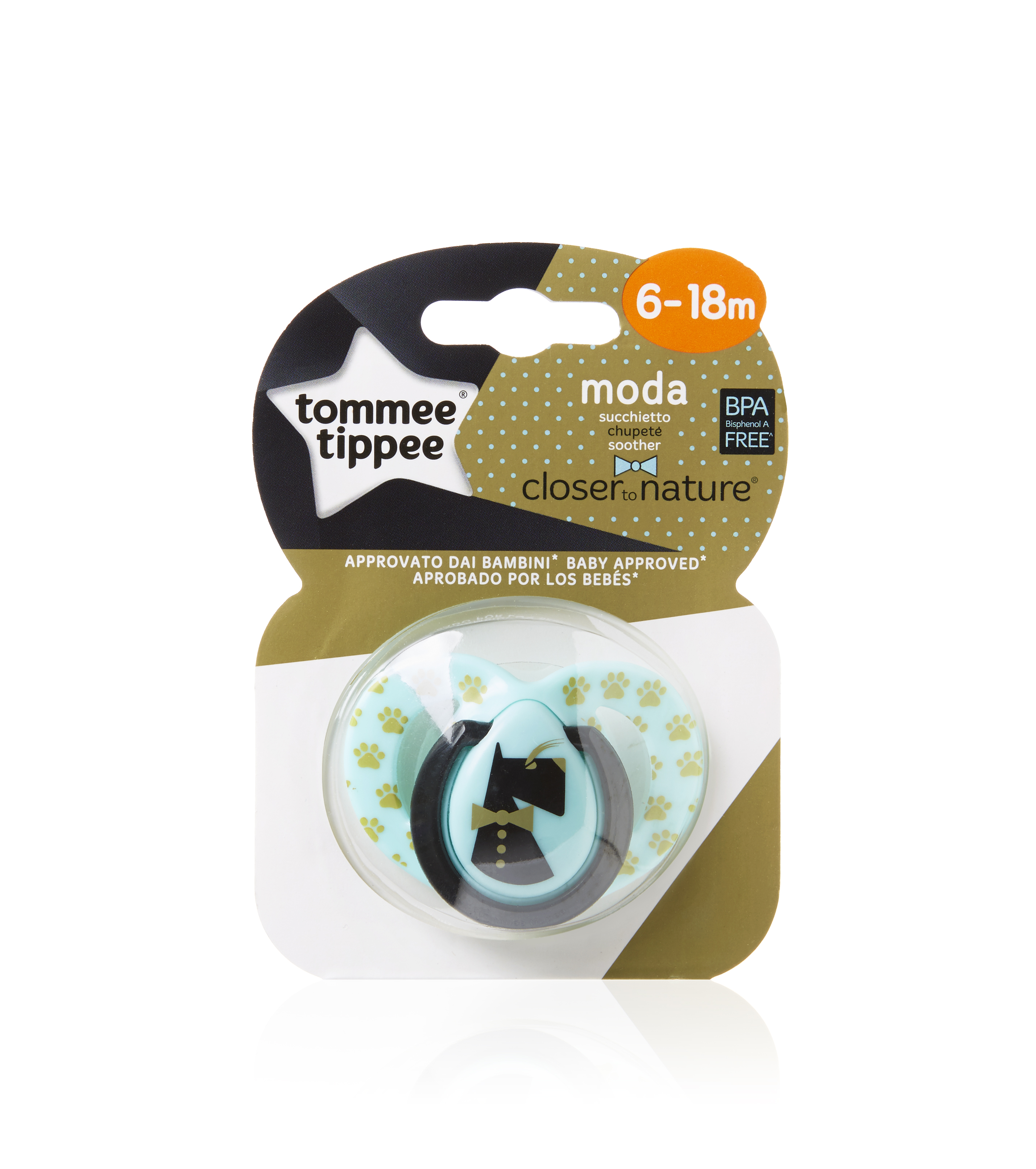 Suzeta Ortodontica Moda, Tommee Tippee, Bleu, 6-18 luni, Catel