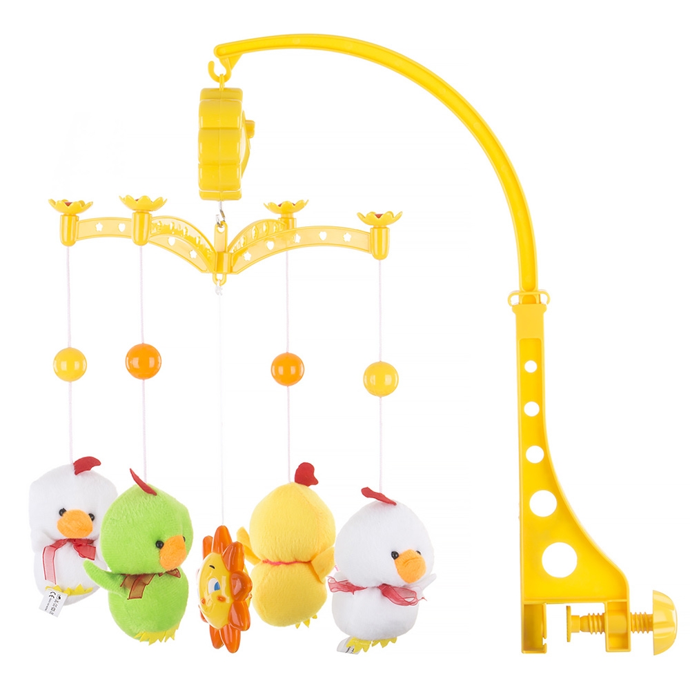 Carusel muzical pentru patut Chipolino Two white Ducks