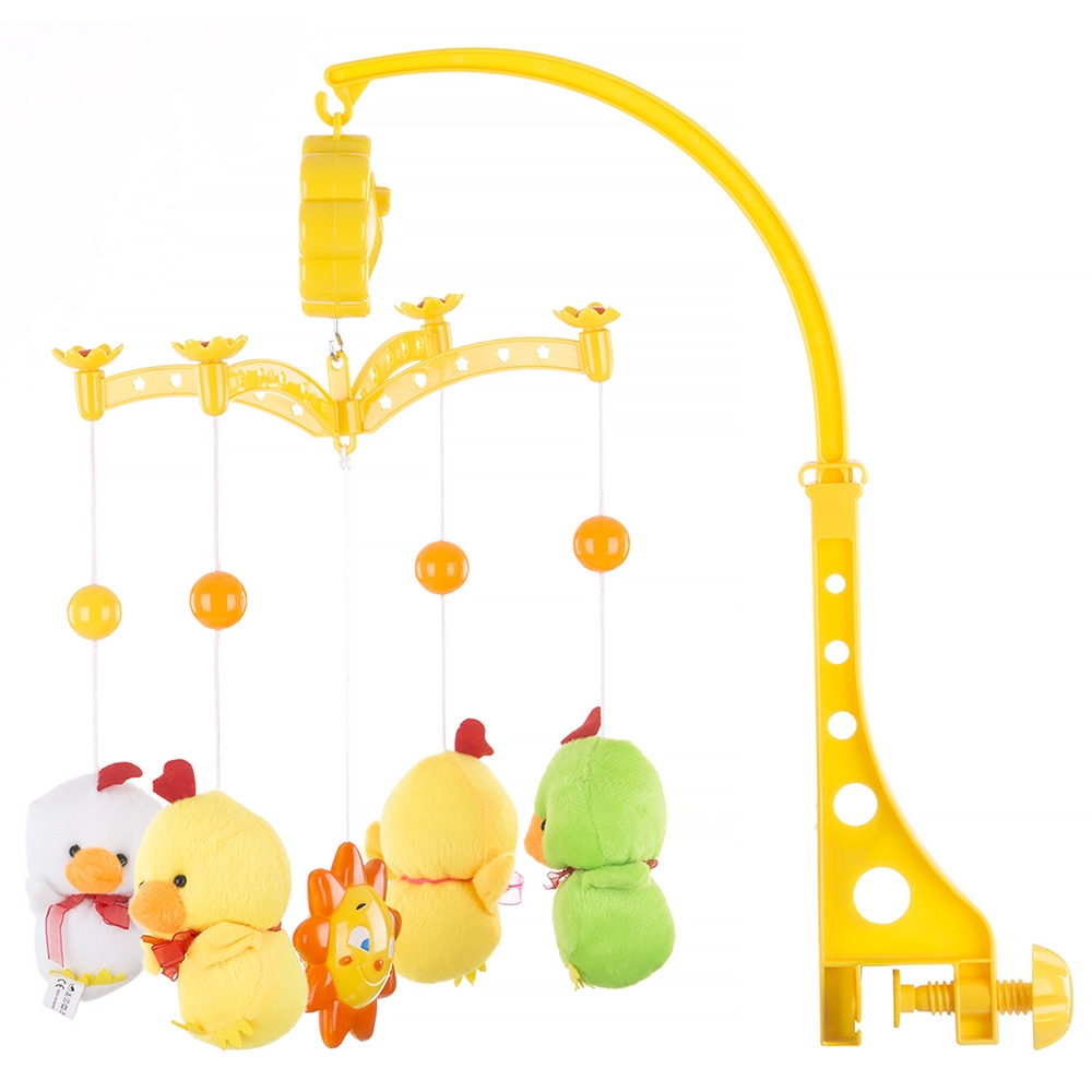 Carusel muzical pentru patut Chipolino Two yellow Ducks