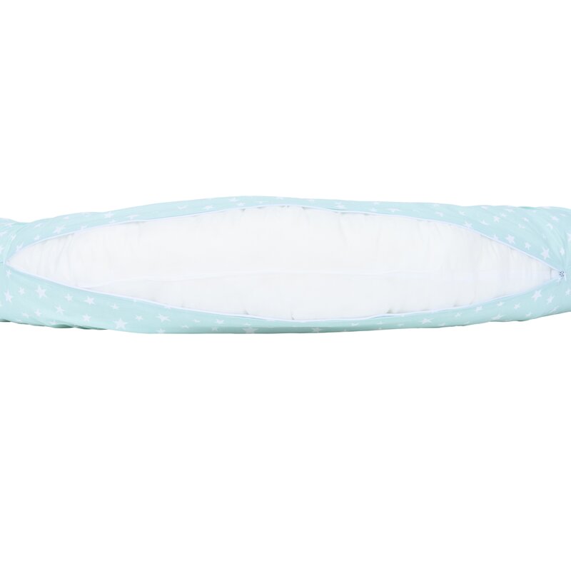BabyNeeds - Perna multifunctionala Soft Plus, Mint cu stelute image 3