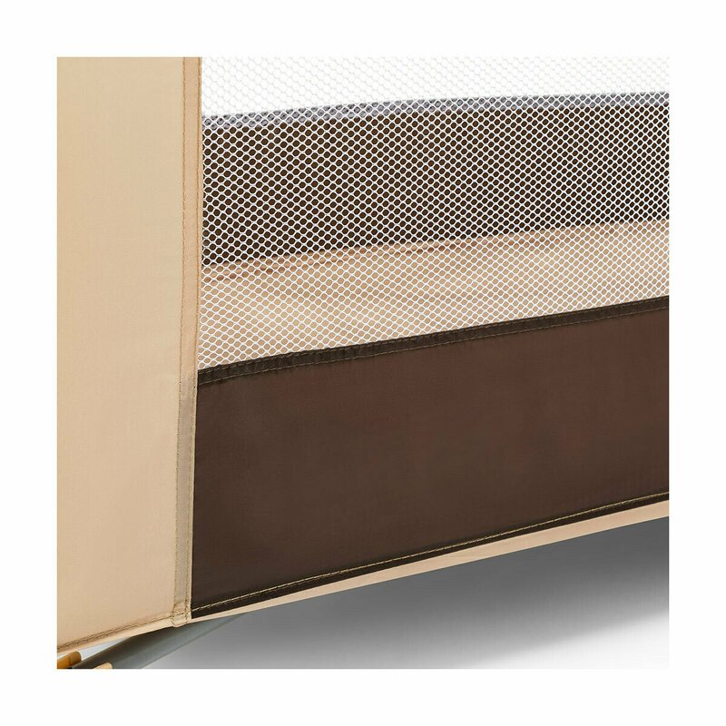 Lionelo - Patut pliant Stefi, 120x60 cm, Beige - Chocolate image 6