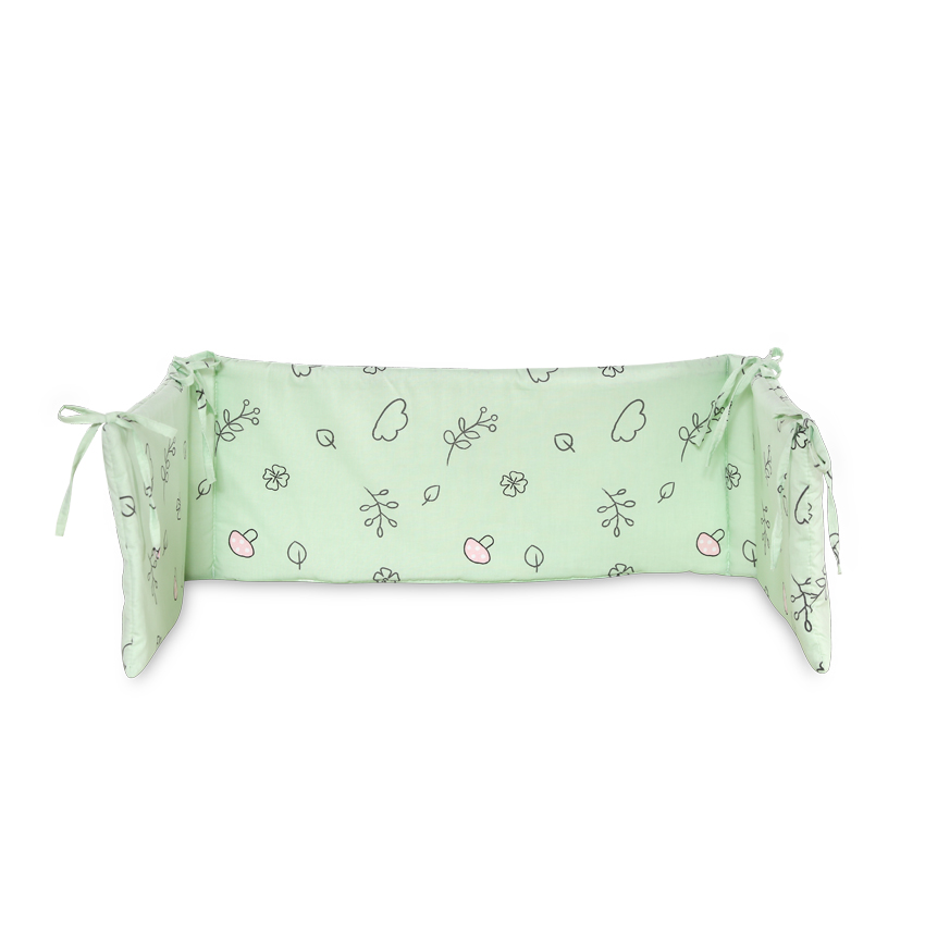 Laterala mare pentru patut LORELLI ranforce, Lamb Green