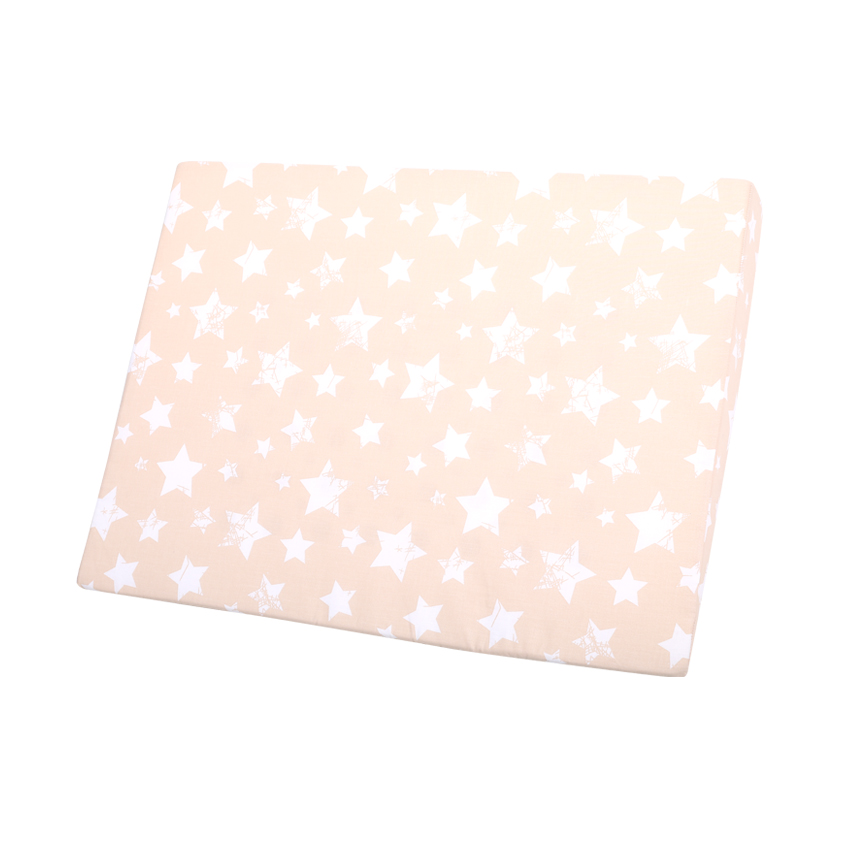 Pernuta Bebe AIR COMFORT 60/45/9 cm, Beige Stars image 1