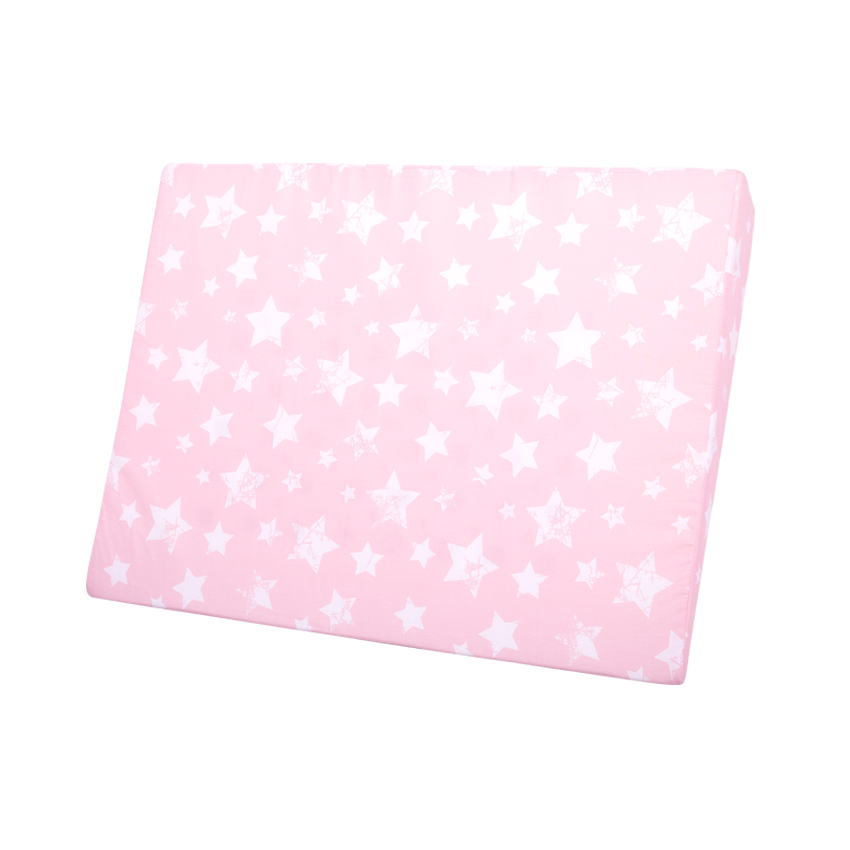 Pernuta Bebe AIR COMFORT 60/45/9 cm, Pink Stars image 1