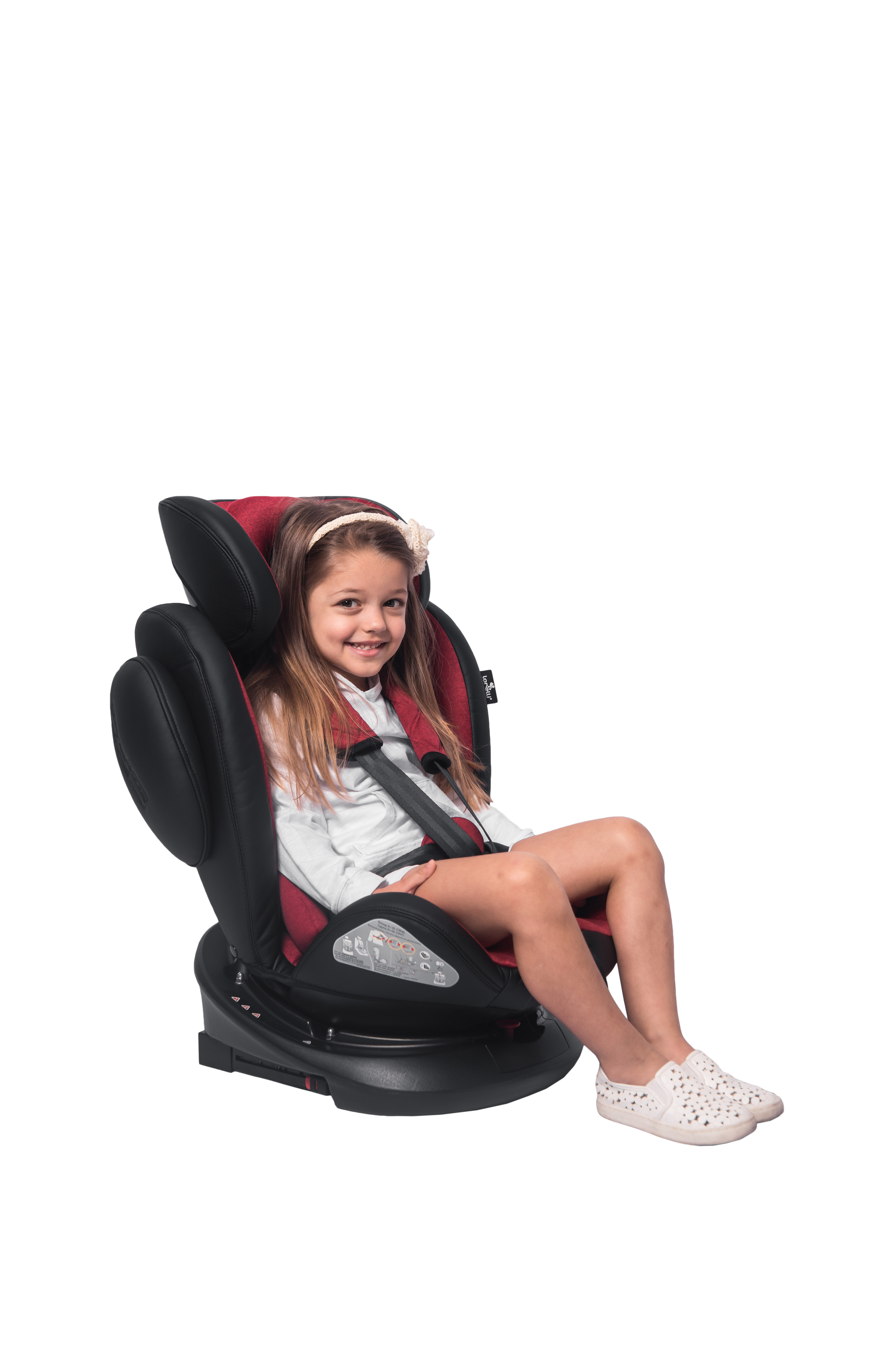 Scaun auto AVIATOR SPS Isofix, Black & Red image 13