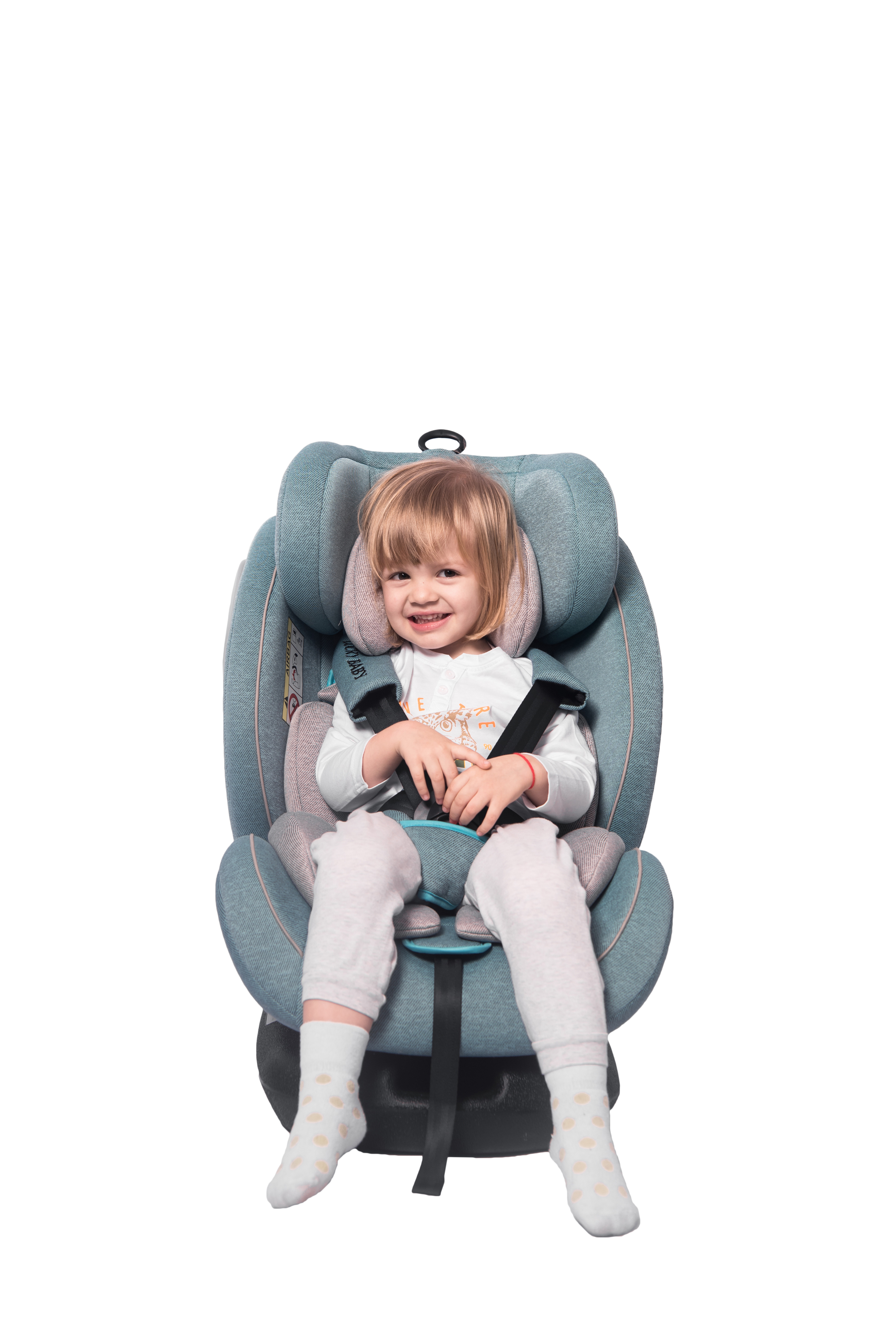 Scaun auto CORSICA Isofix, Black & Green Stars image 6