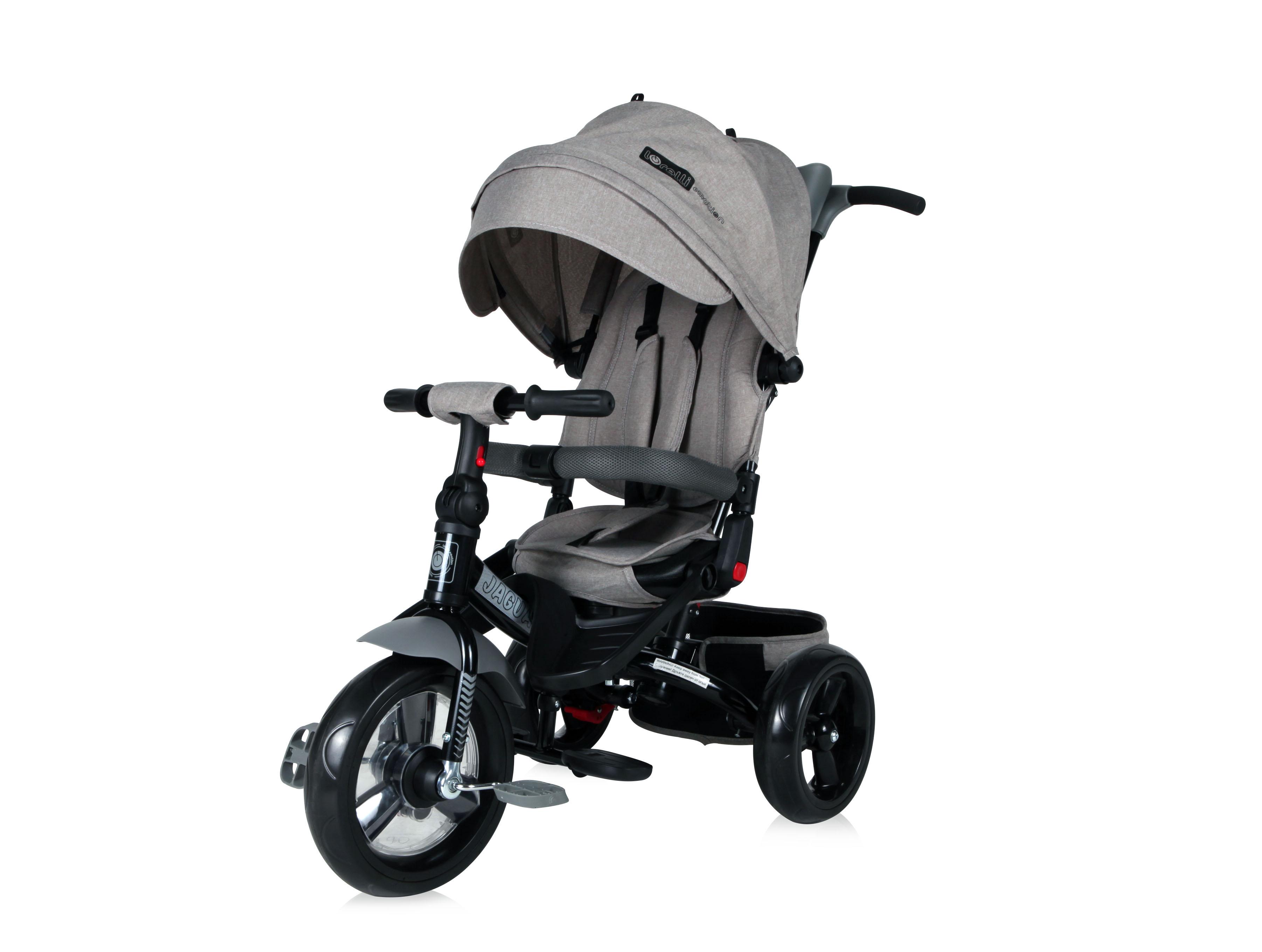 Tricicleta JAGUAR EVA Wheels, Grey Luxe image 14