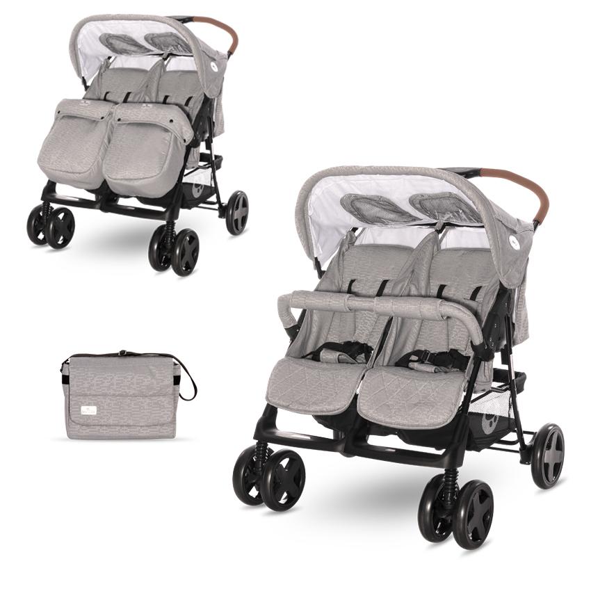 CARUCIOR PENTRU GEMENI TWIN, Steel Grey image 12