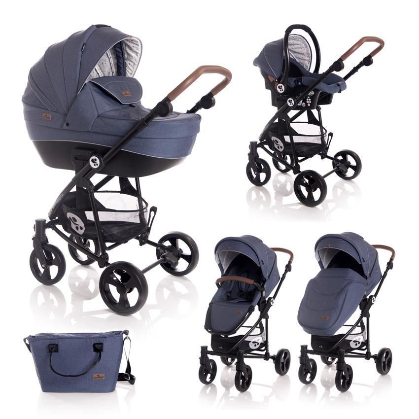 Carucior Set 3 in 1  Crysta, Blue