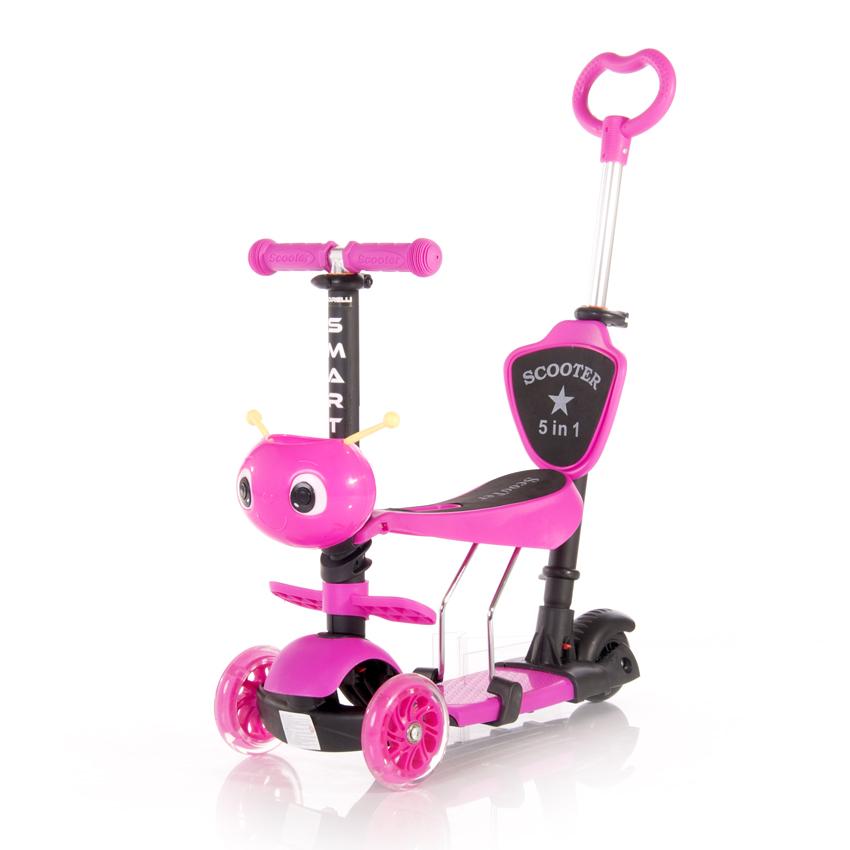 Trotineta pentru copii Smart Plus, Pink image 9