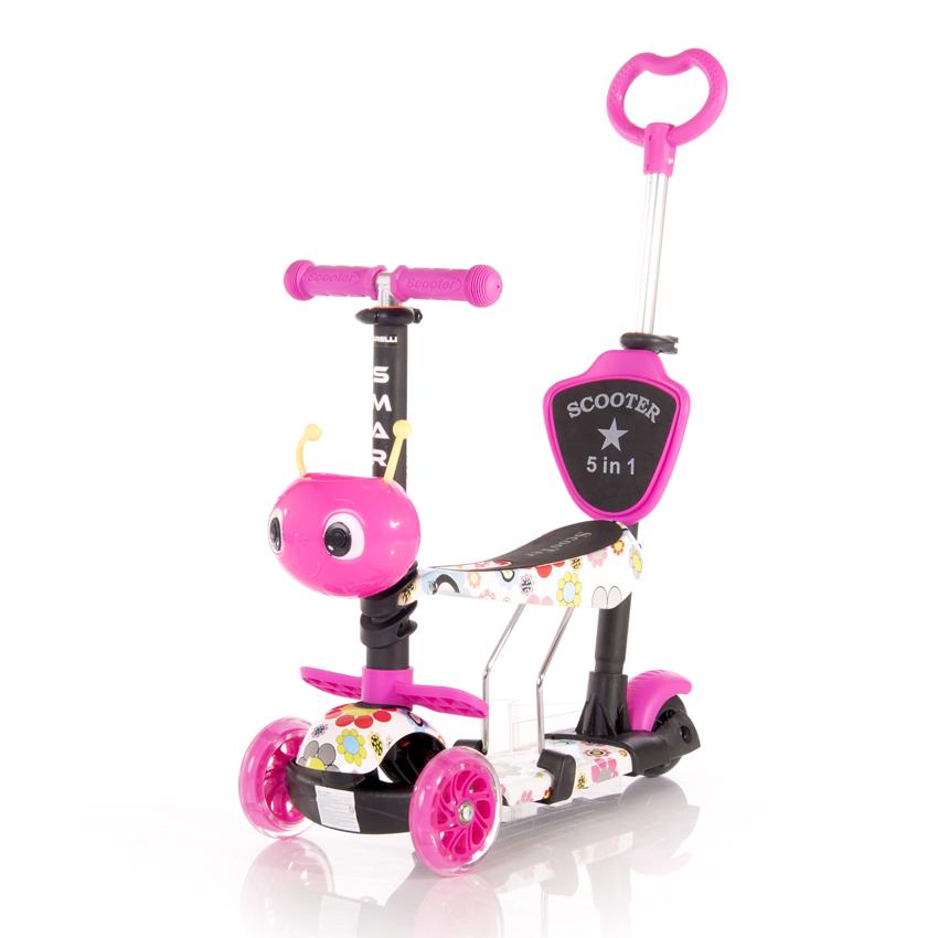 Trotineta pentru copii Smart Plus, Pink image 9