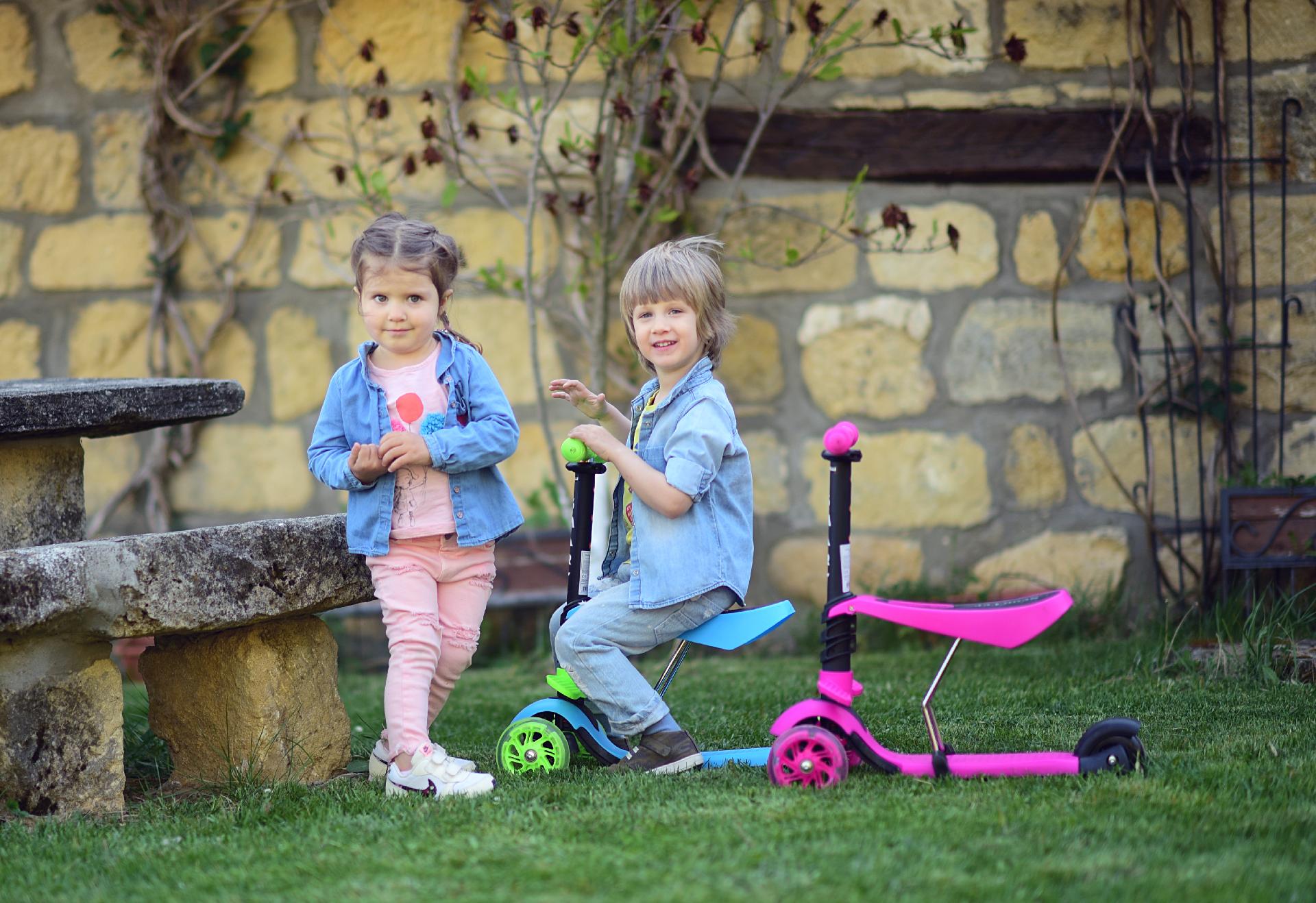 Trotineta pentru copii Smart, Pink Butterfly image 14