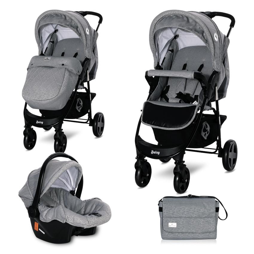 Carucior Set Daisy Basic, Grey image 4