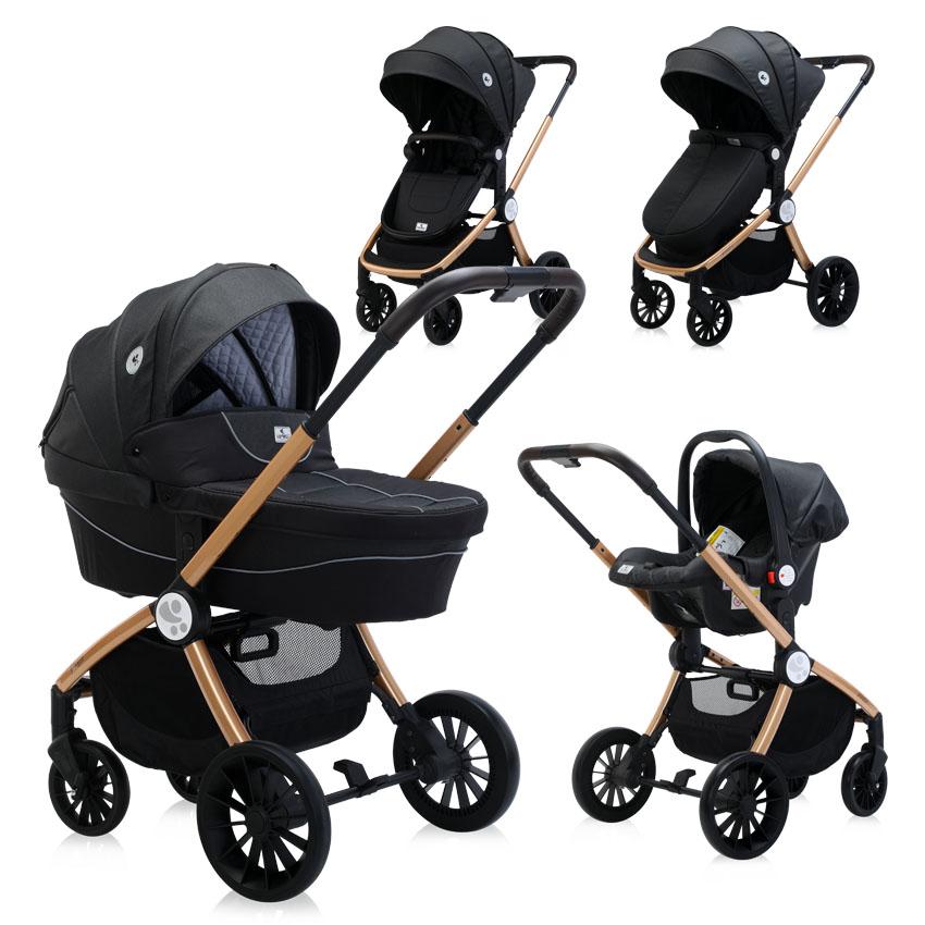 Carucior Set 3 in 1, Ramona, Black Luxe image 10