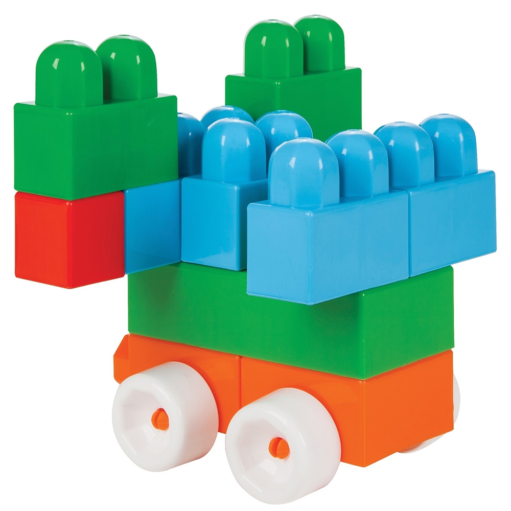 Jucarie Pilsan Cuburi de construit in cutie Super Blocks 40 piese image 2