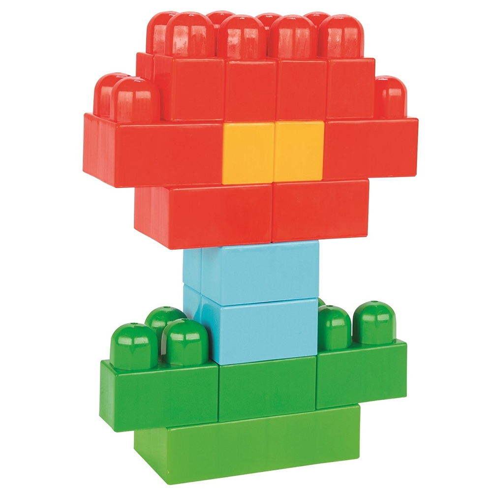 Jucarie Pilsan Cuburi de construit in cutie Super Blocks 40 piese image 3