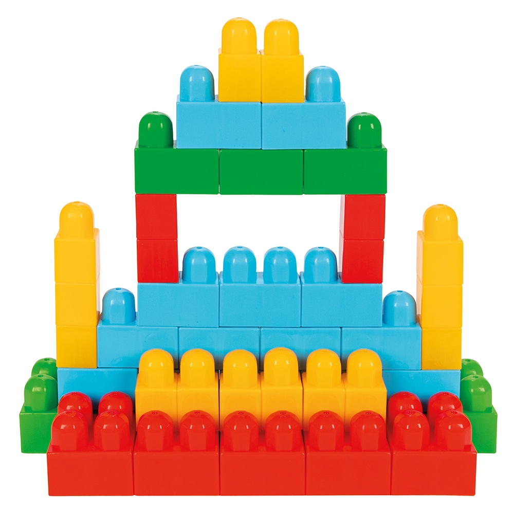 Jucarie Pilsan Cuburi de construit in cutie Super Blocks 95 piese image 1
