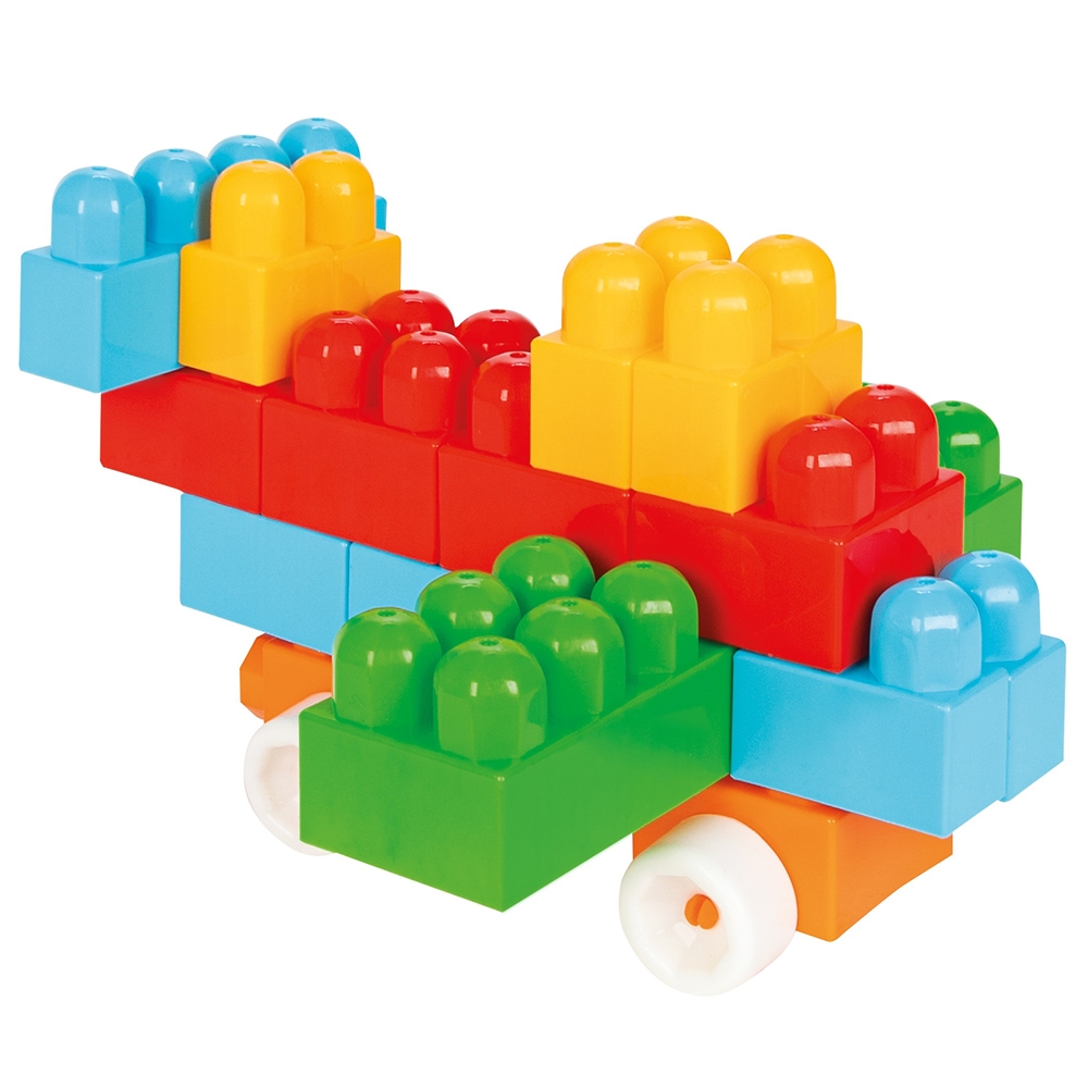 Jucarie Pilsan Cuburi de construit in cutie Super Blocks 95 piese image 3