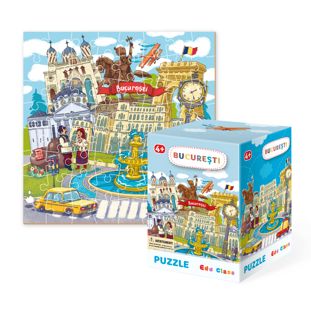 Puzzle - Bucuresti (64 piese) image 3