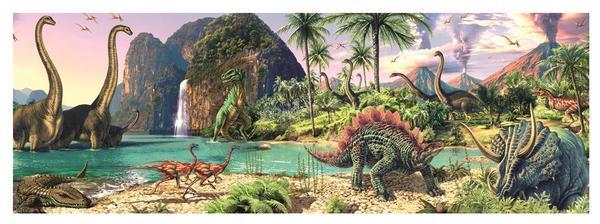 Puzzle - Dinozauri langa lac (150 piese) image 2