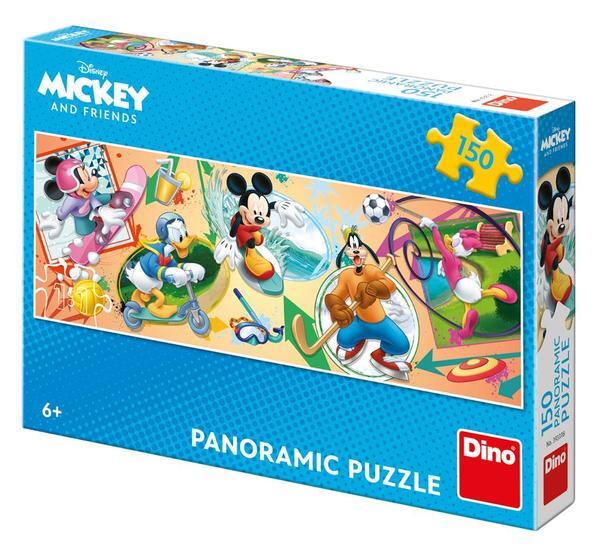 Puzzle - Mickey si prietenii la ora de sport (150 piese) image 1