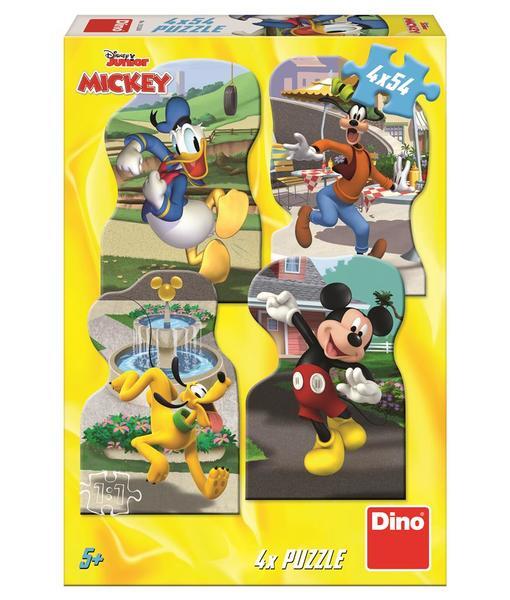 Puzzle 4 in 1 - Plimbare prin oras cu Mickey si prietenii (54 piese) image 7