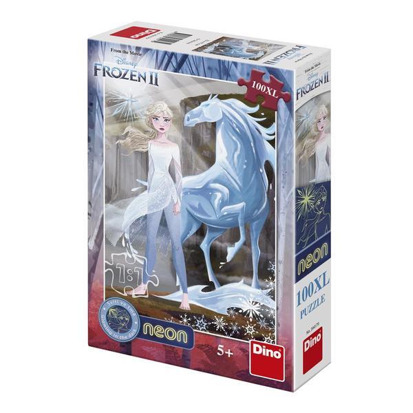Puzzle Neon XL - Frozen II - Calul de gheata (100 piese) image 2