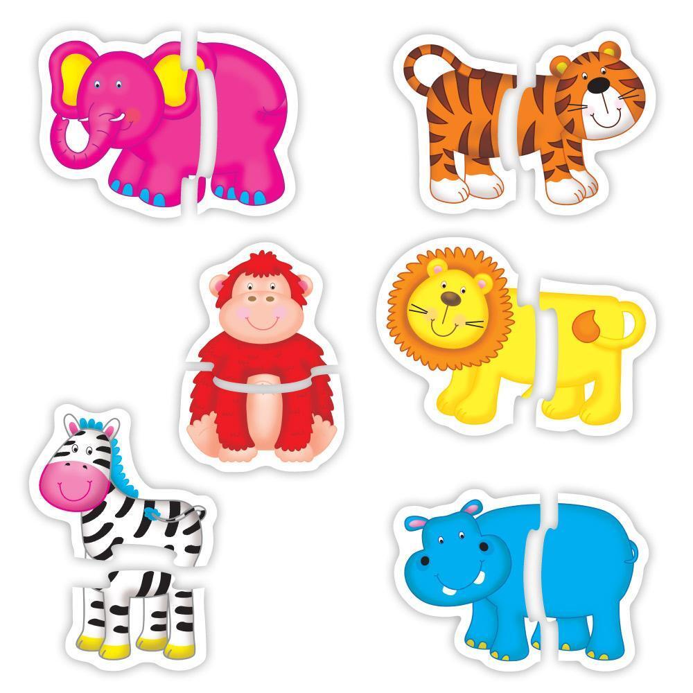 Baby Puzzle: Animale din jungla (2 piese) image 1