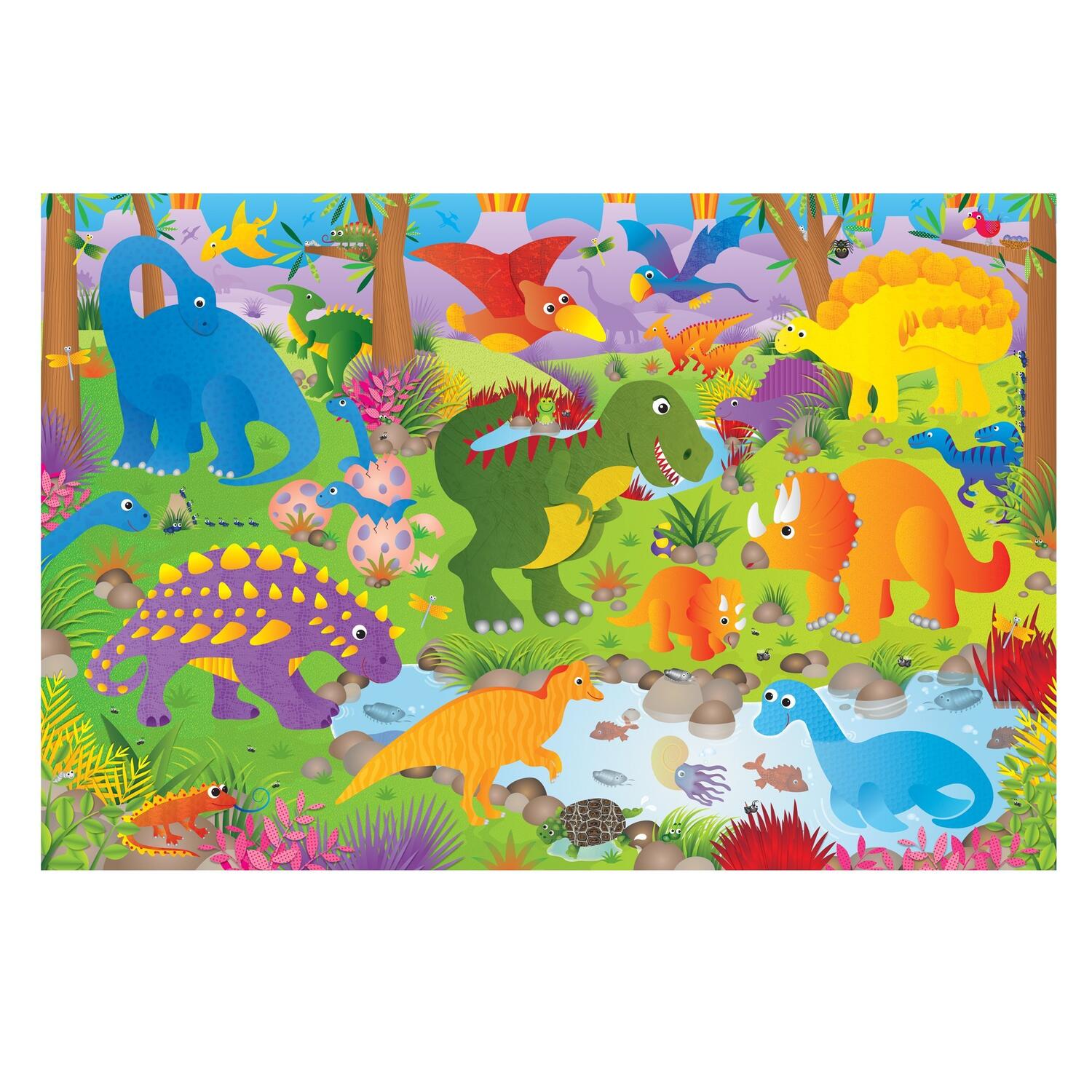 Puzzle Podea: Dinozauri (30 piese) image 3
