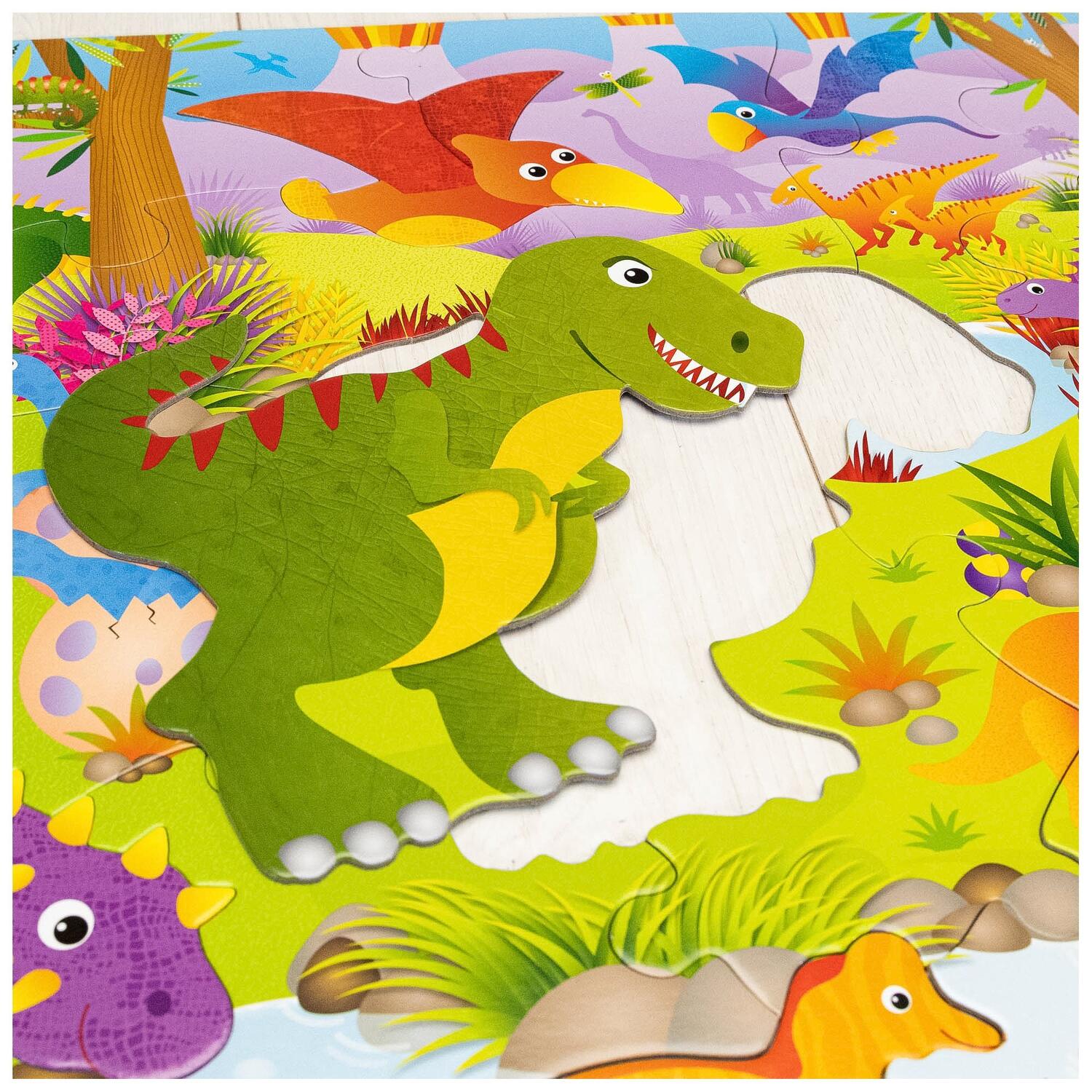 Puzzle Podea: Dinozauri (30 piese) image 5