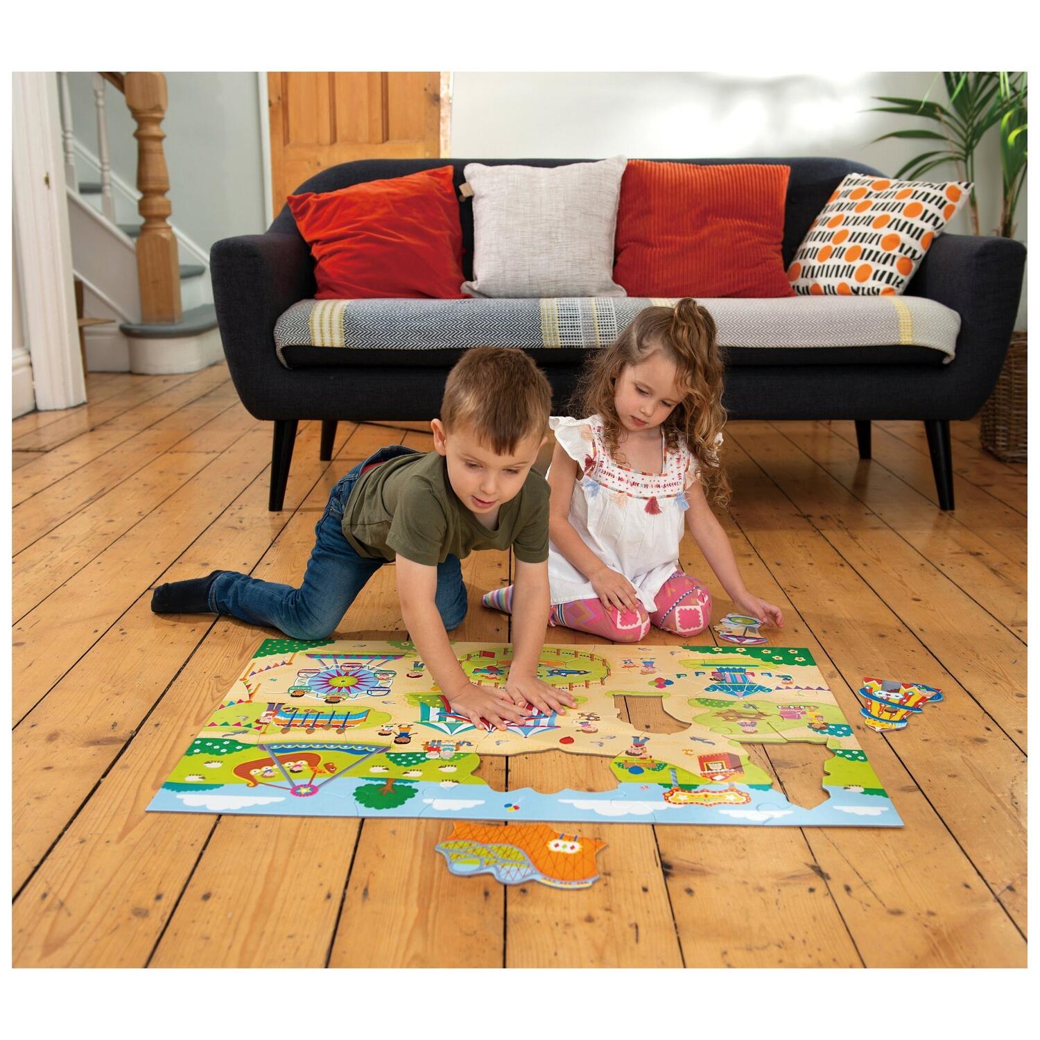 Puzzle Podea: Parcul de distractii (30 piese) image 1