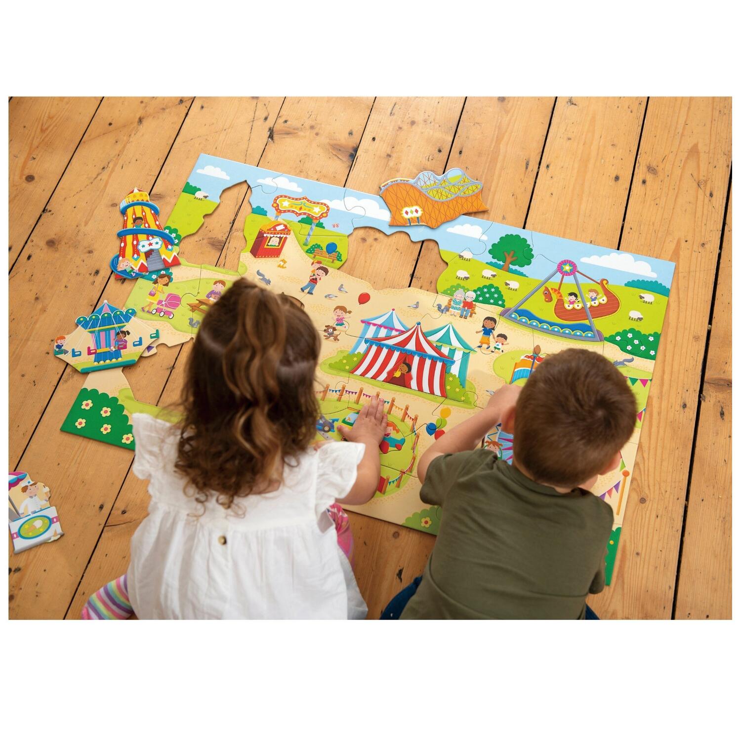 Puzzle Podea: Parcul de distractii (30 piese) image 2