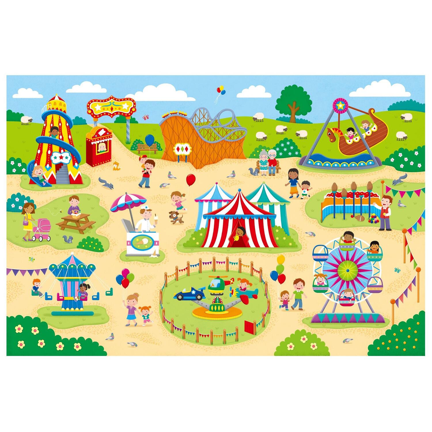 Puzzle Podea: Parcul de distractii (30 piese) image 3