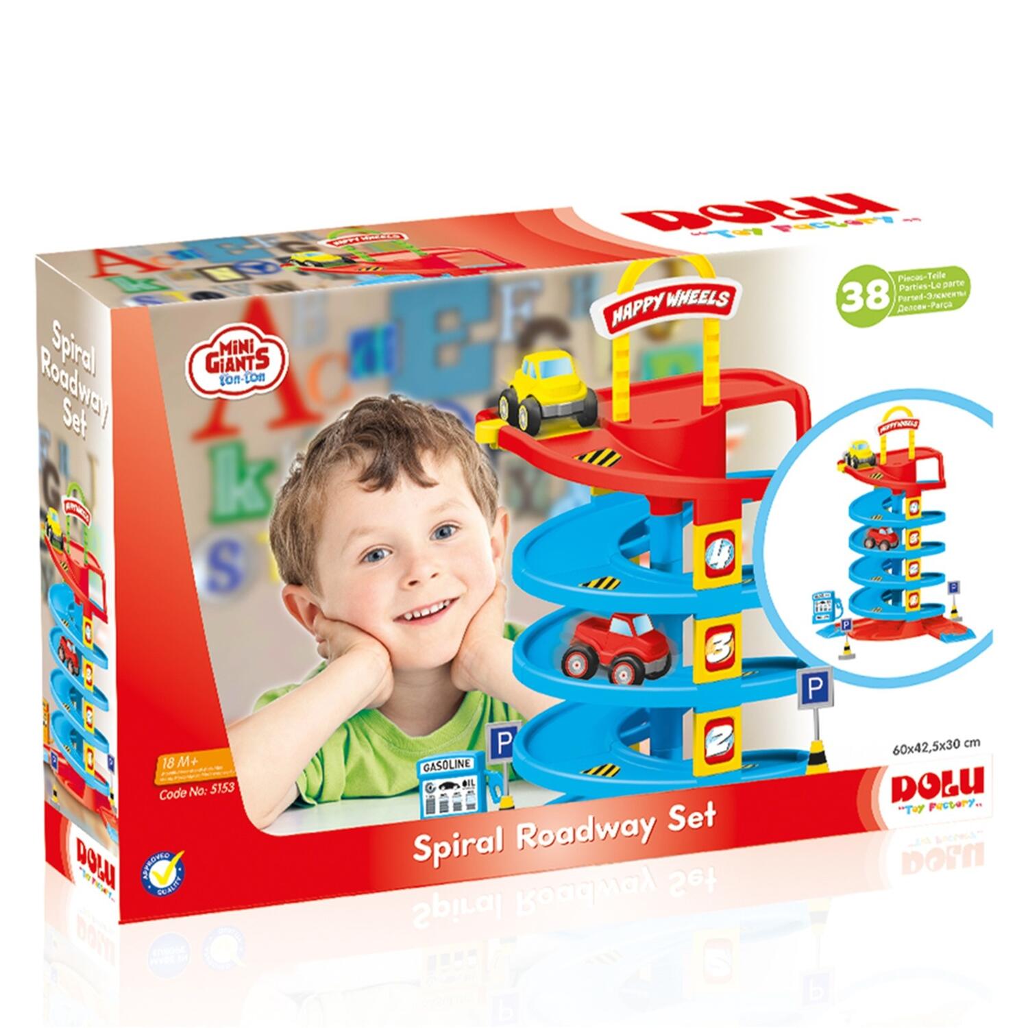 Joc de constructie - Circuit masinute (38 piese) image 1