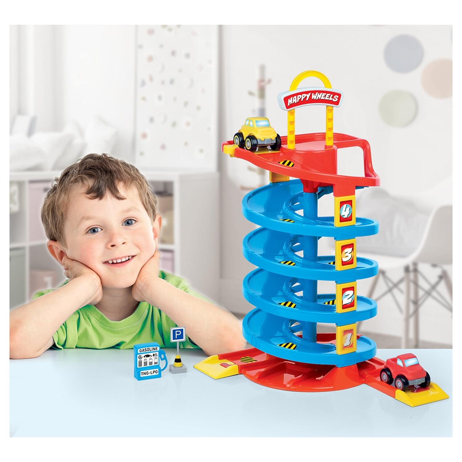 Joc de constructie - Circuit masinute (38 piese) image 2