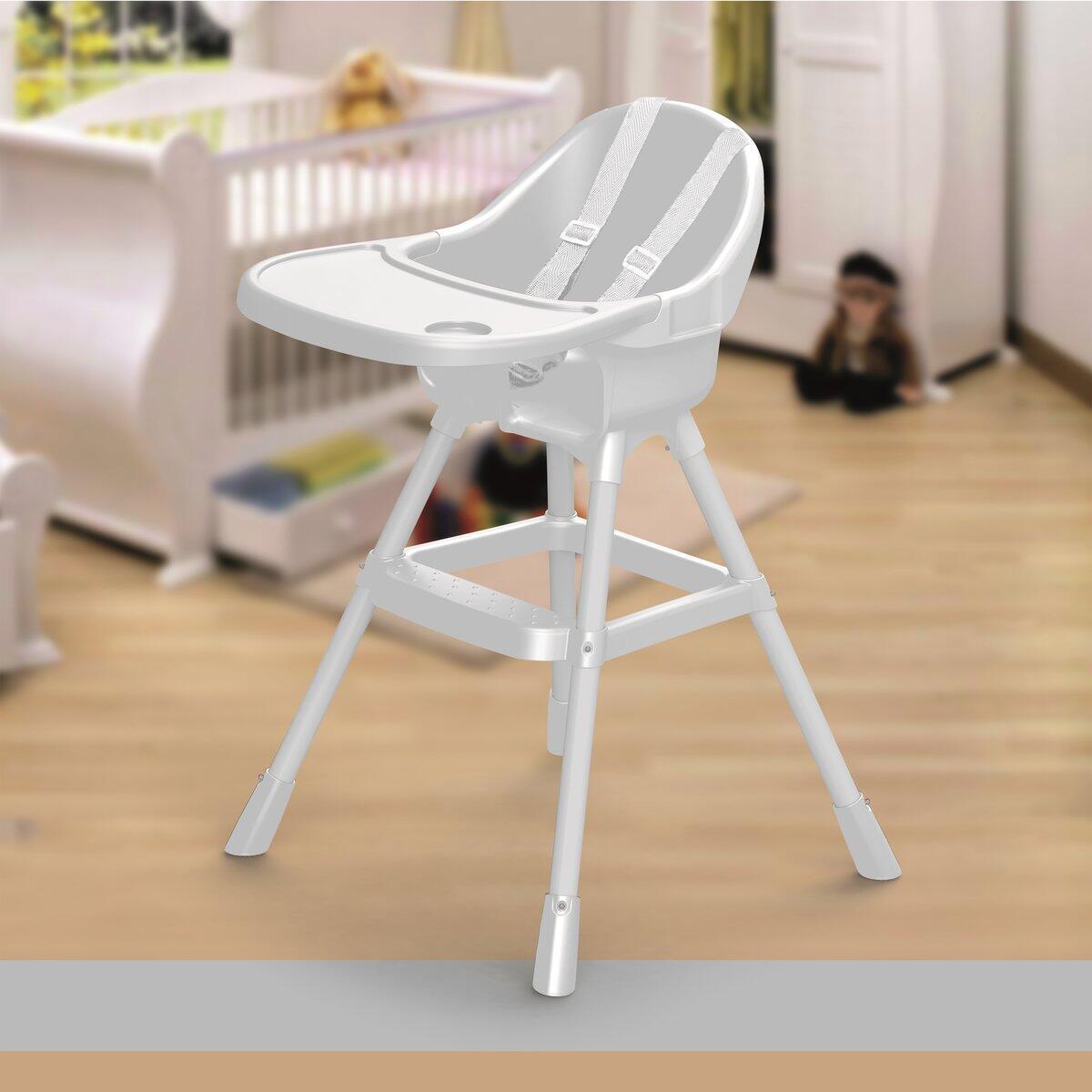 Scaun de masa bebe - Gri image 2