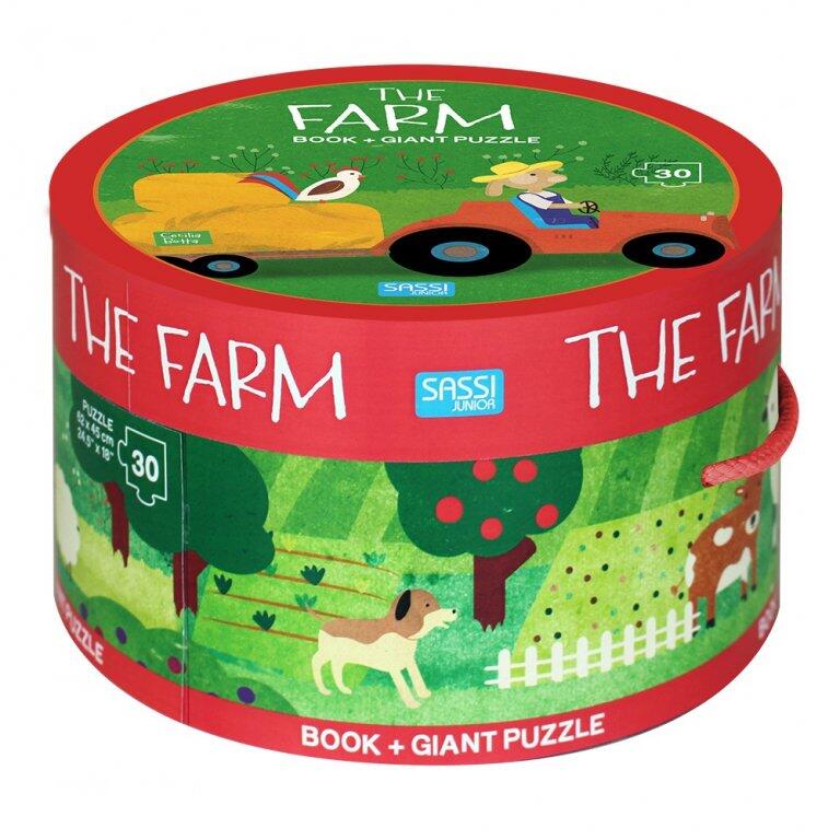 Puzzle (30 piese) cu carte - Ferma image 3