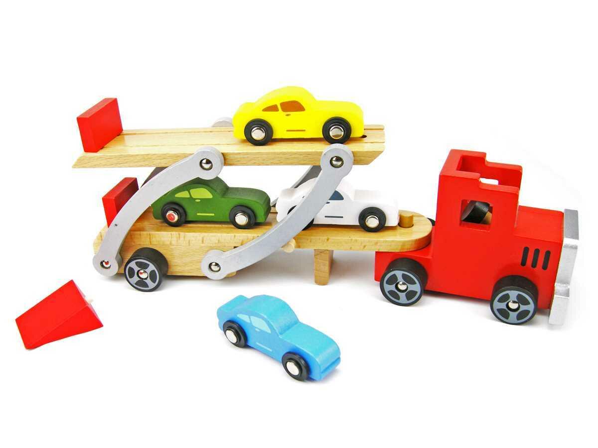 Camion cu platforma auto image 1
