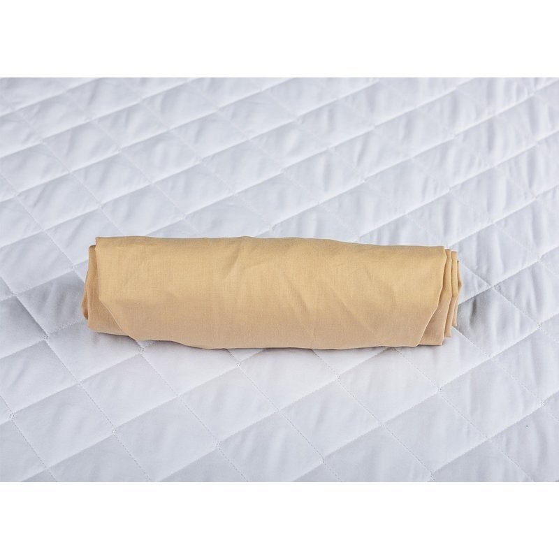 BabyNeeds - Cearceaf cu elastic 120x60 cm, Cappuccino image 1